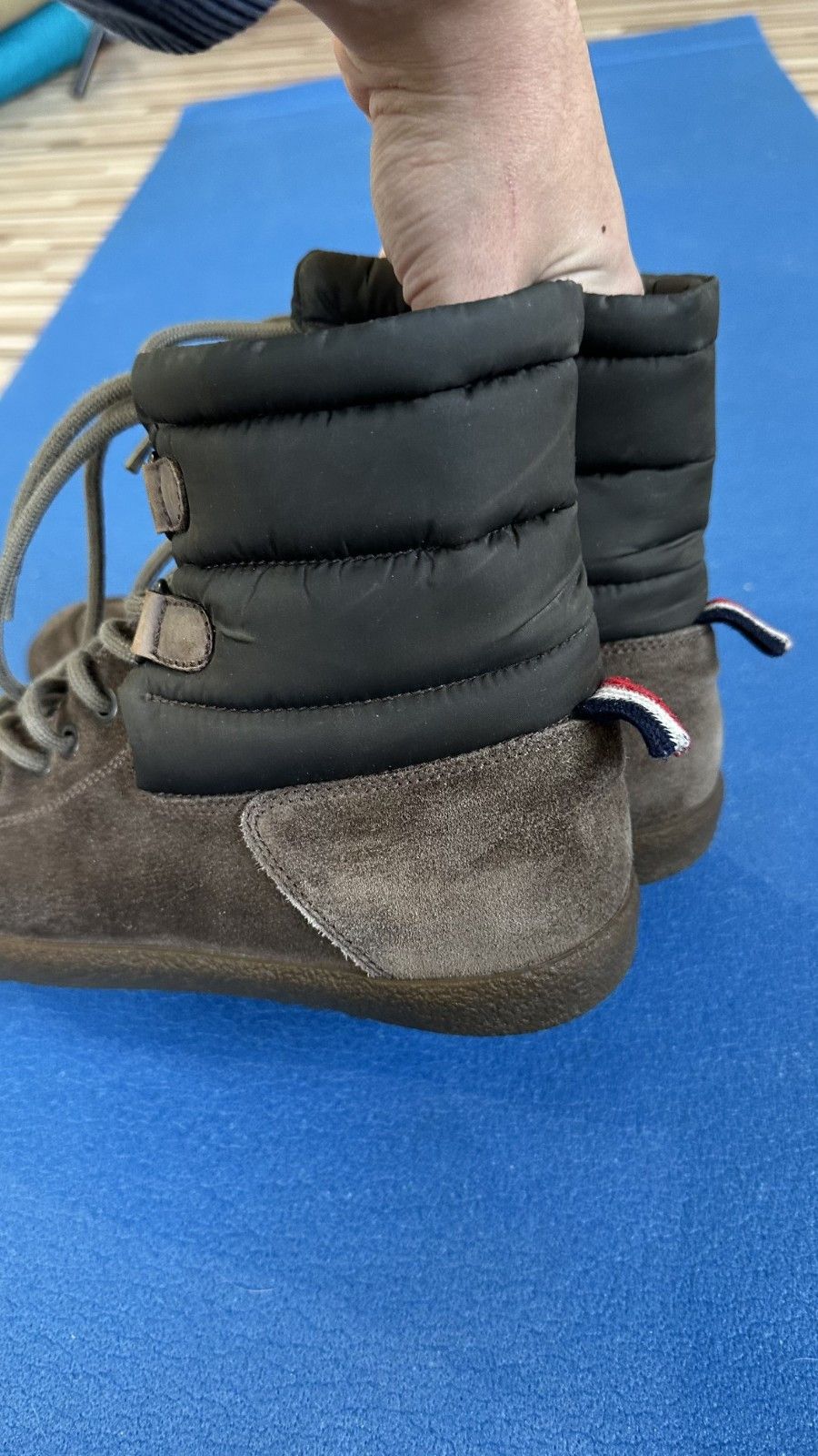 Moncler Moncler Men's Brown Hi Tops Suede Boot Size 41-42 8 US Size US 8.5 / EU 41-42 - 5 Thumbnail
