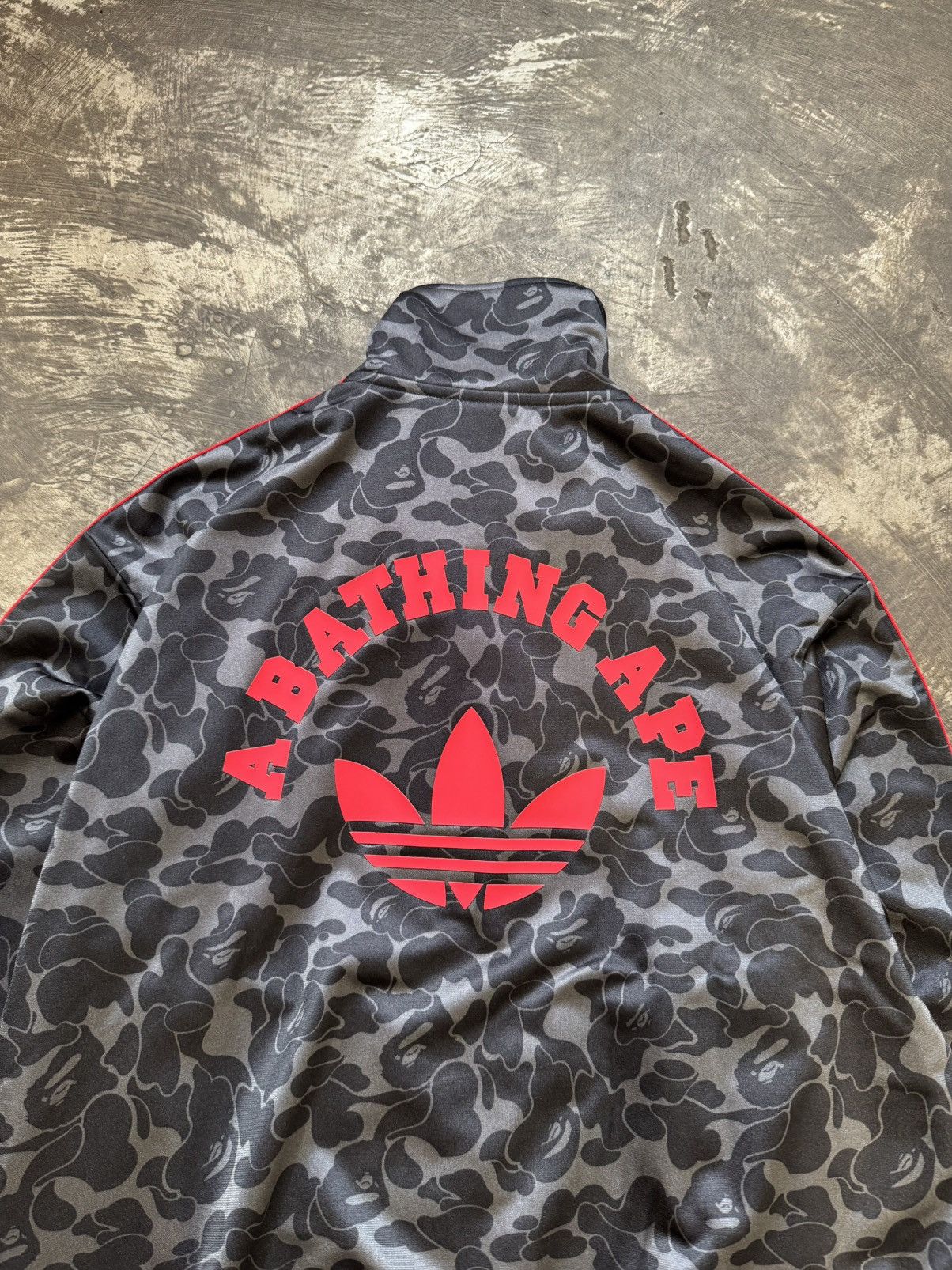 Adidas × Bape ADIDAS X BAPE TRACKTOP CAMO JACKET Size US S / EU 44-46 / 1 - 9 Thumbnail
