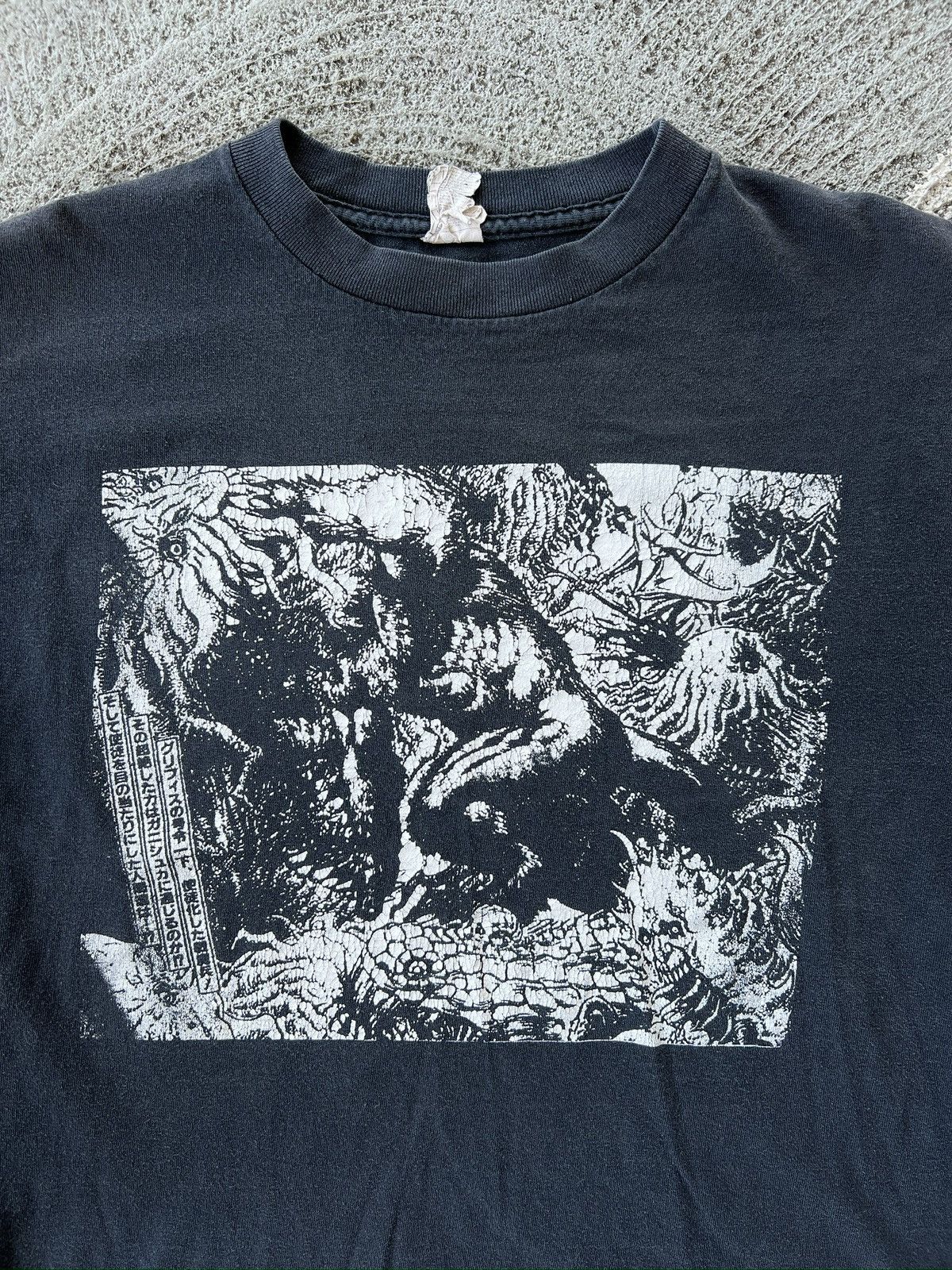 Other Vintage Hordes Band Tee Hardcore Punk Faded Black Size US M / EU 48-50 / 2 - 2 Thumbnail