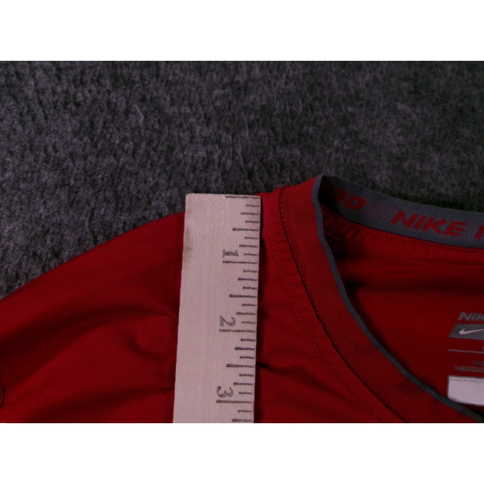 Nike Nike Pro Shirt Mens M Red Short Sleeve Dri Fit Compression Training Athletic Top Size US M / EU 48-50 / 2 - 7 Thumbnail