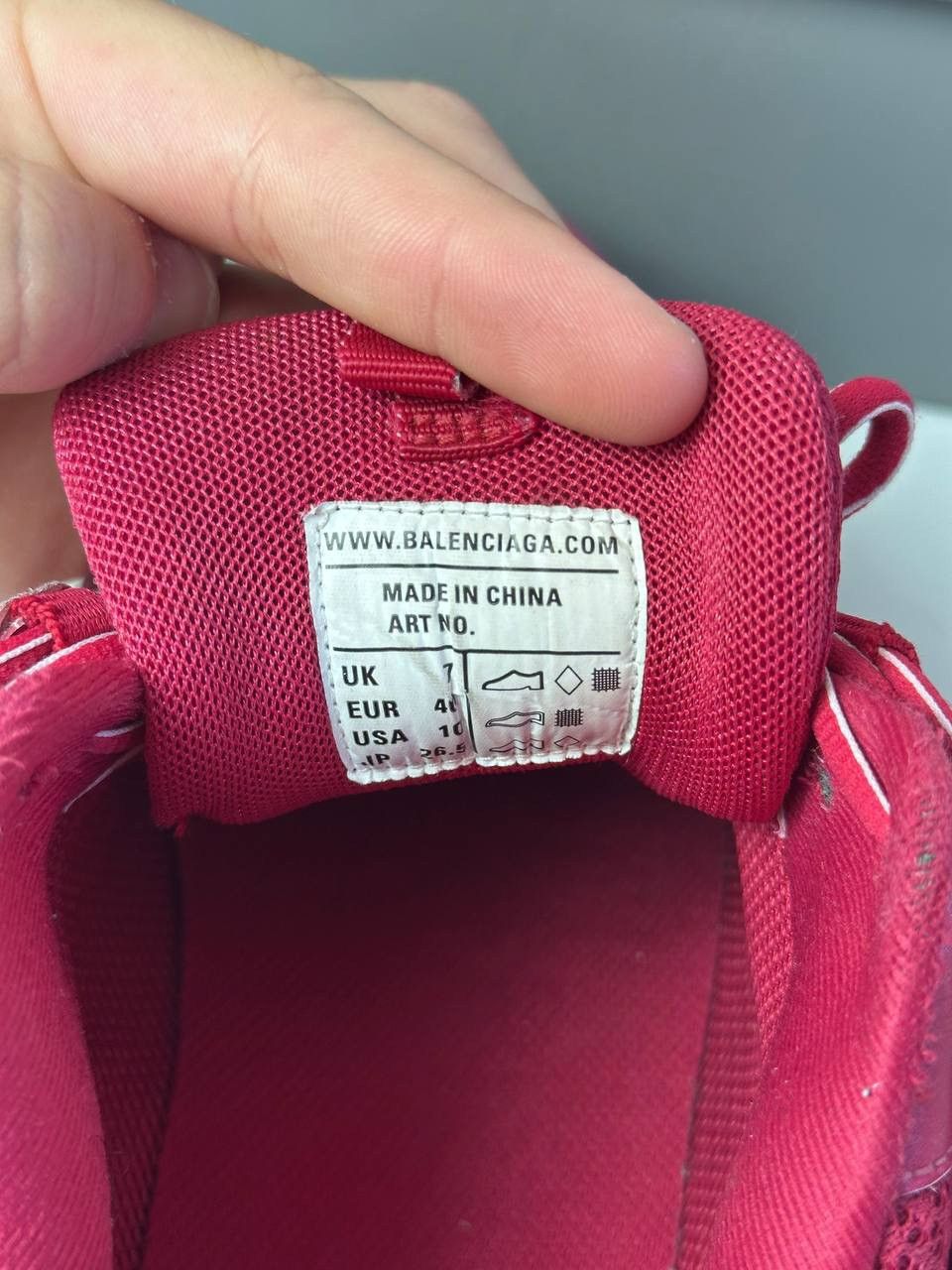 Balenciaga Balenciaga Track Red/white Size US 7 / EU 40 - 5 Thumbnail
