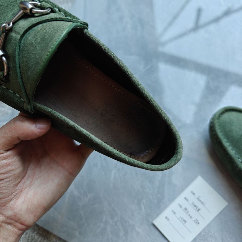 Gucci Gucci Horsebit Suede Comfortable Loafers for Men - Size US 8.5 / EU 41-42 - 4 Thumbnail