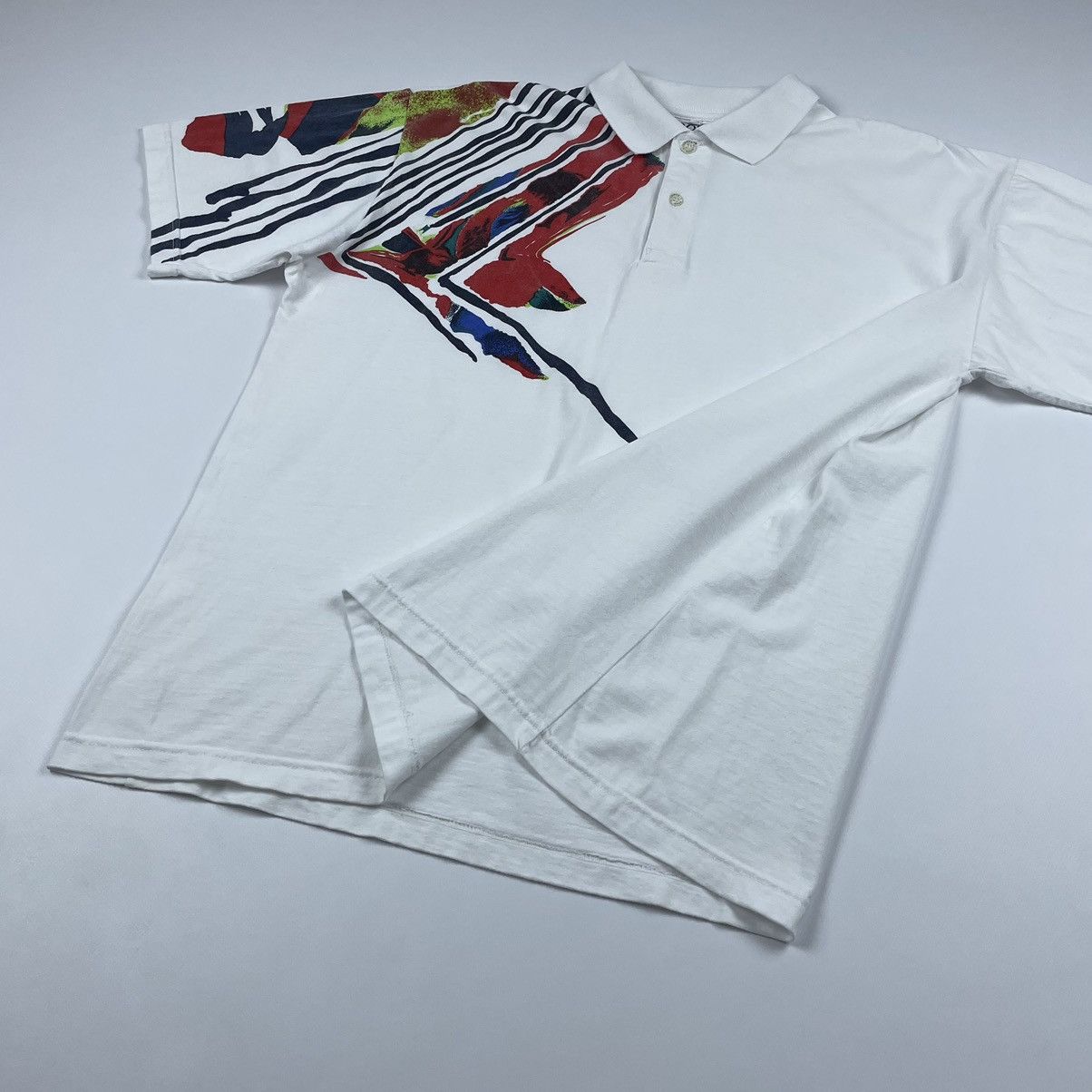 Hugo Boss × Vintage Vintage 90s Hugo Boss Sport Andre Agassi style Polo Size US XXL / EU 58 / 5 - 5 Thumbnail