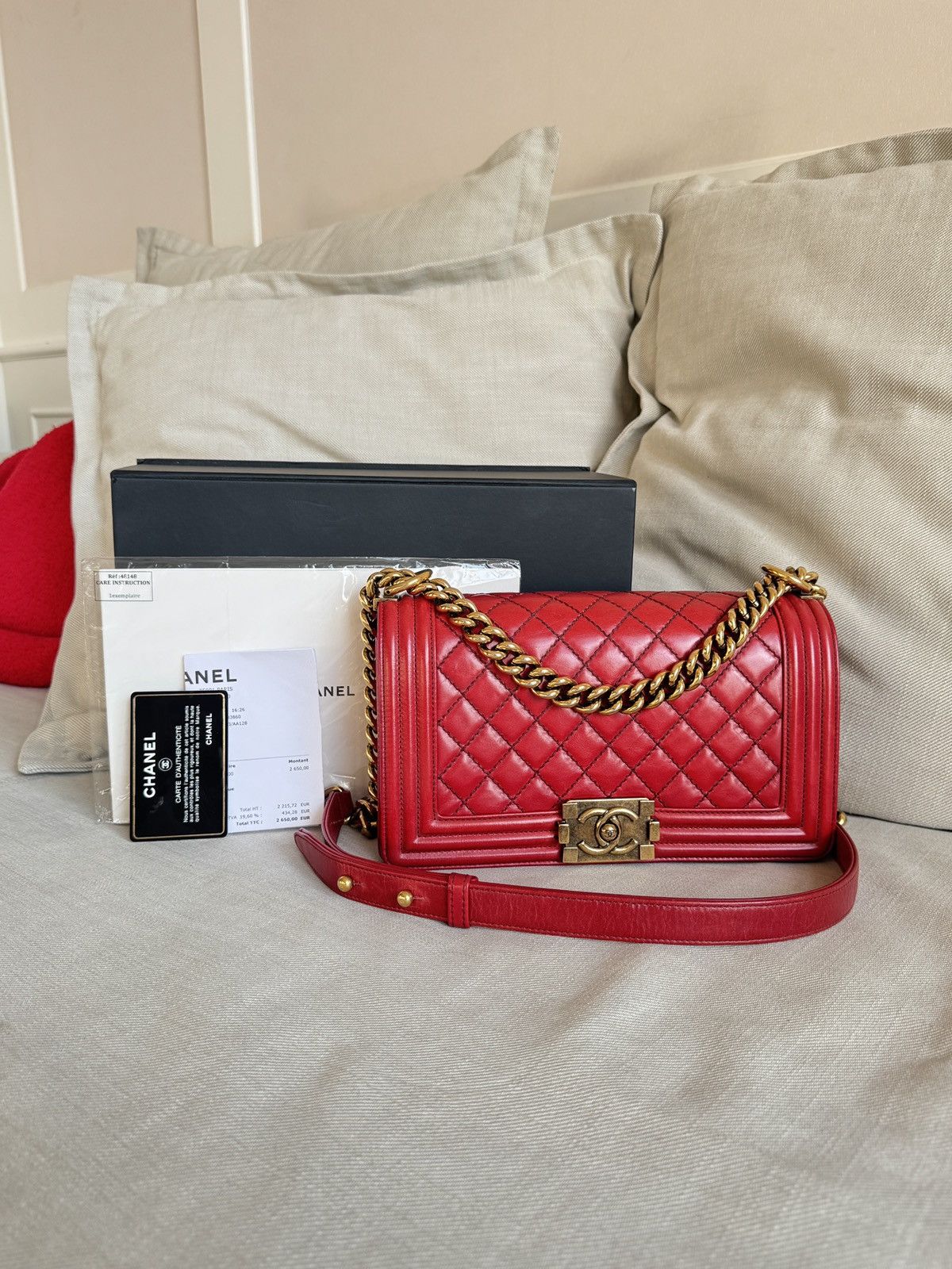 Chanel CHANEL boy calfskin 10” Size ONE SIZE - 1 Thumbnail