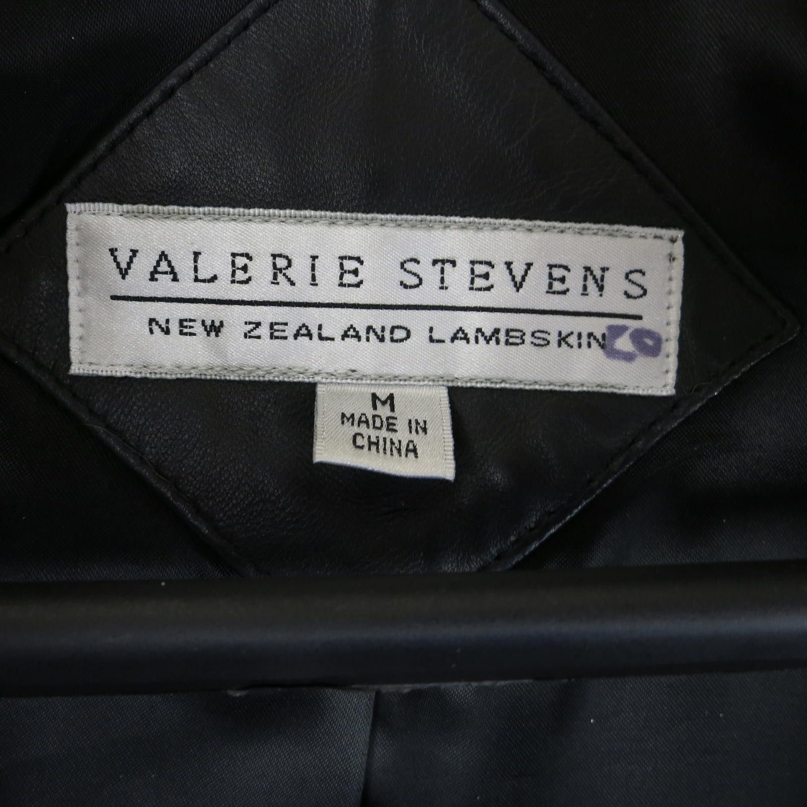 Other Valerie Stevens Black Lambskin Jacket with Belt Women's M Size M / US 6-8 / IT 42-44 - 3 Thumbnail