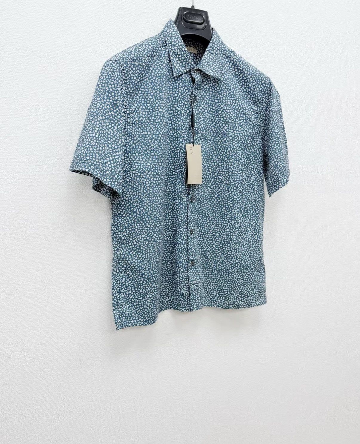 Burberry BURBERRY 100% Cotton Short Sleeve Shirt J30 Size US L / EU 52-54 / 3 - 2 Thumbnail