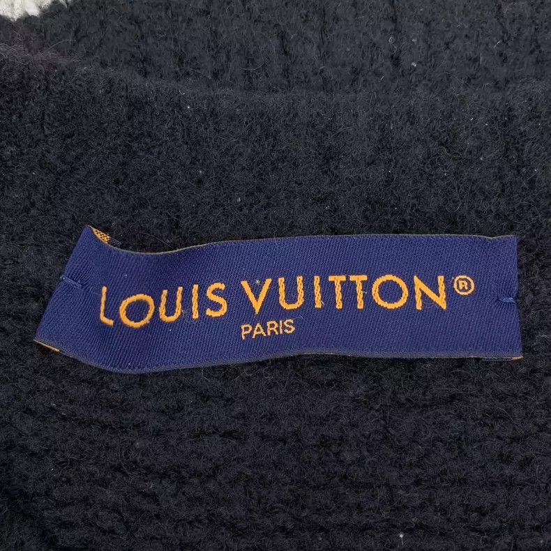 Louis Vuitton Louis Vuitton Black logo intarsia wool-cashmere crewneck s Size US M / EU 48-50 / 2 - 5 Thumbnail