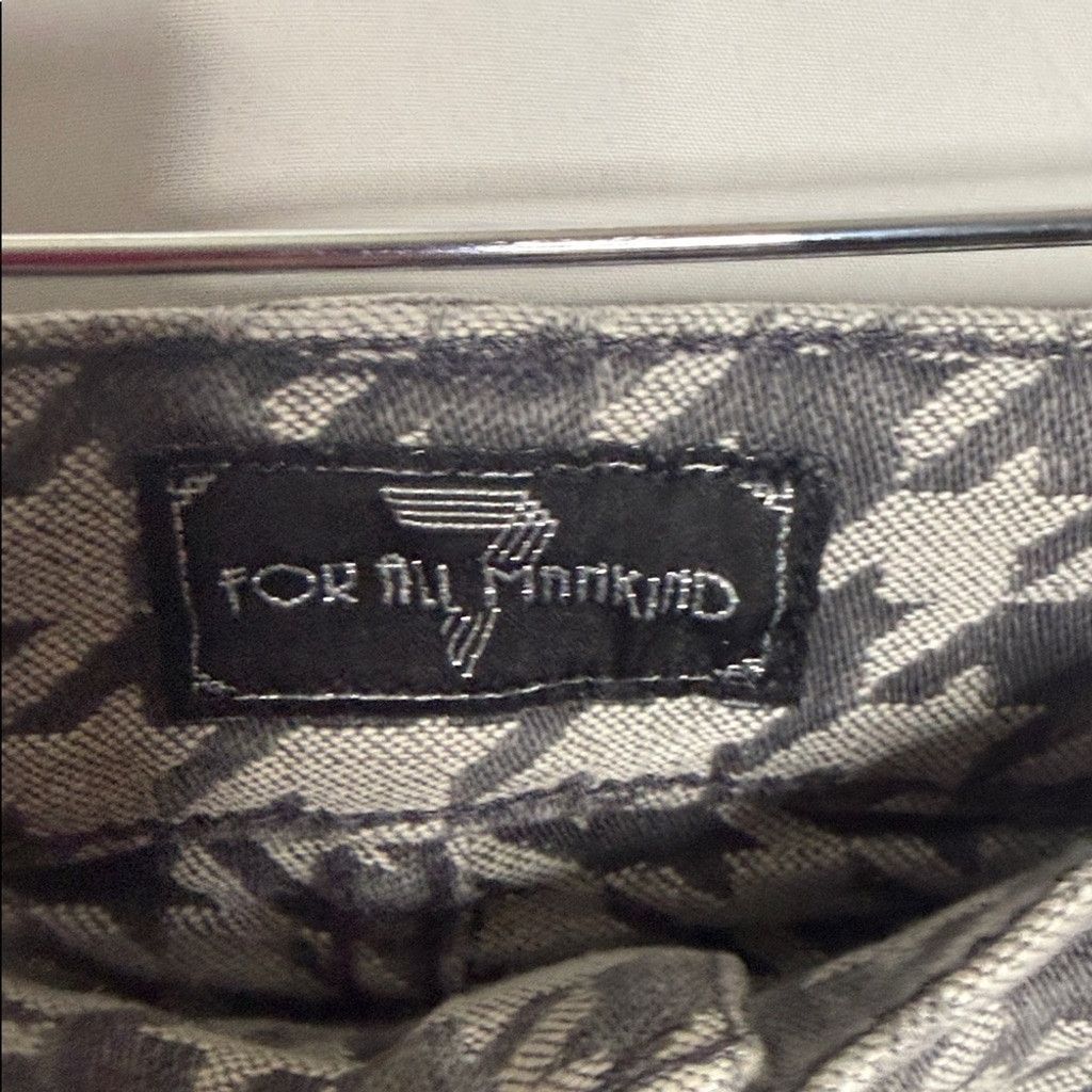 7 For All Mankind Limited 7 for all mankind houndstooth boot cut jeans sz 28 Size 28" / US 6 / IT 42 - 6 Thumbnail