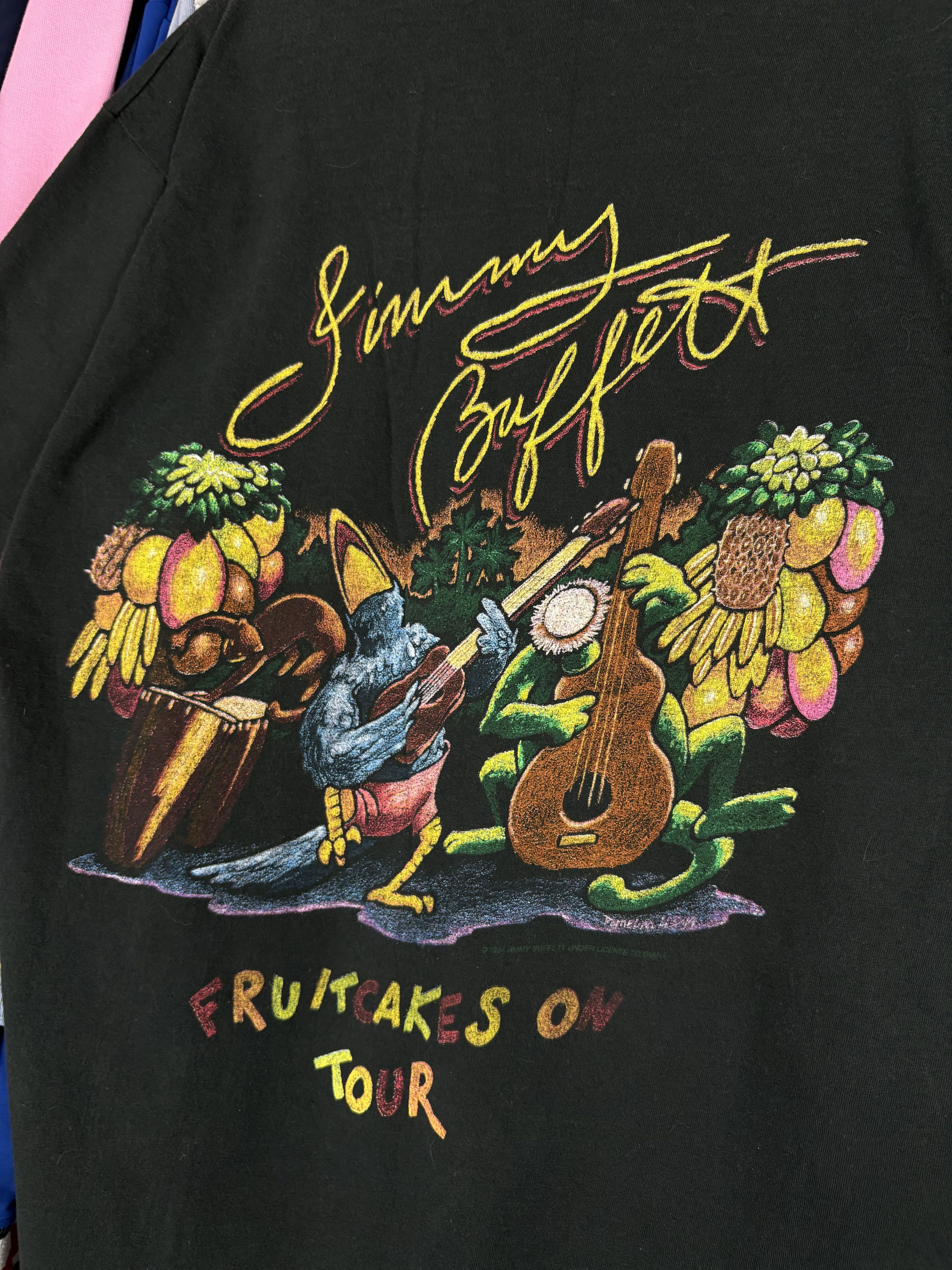 Band Tees × Giant × Vintage Vintage Giant 1994 Jimmy Buffett Sunfaded Tour Tee Shirt Size US L / EU 52-54 / 3 - 11 Thumbnail