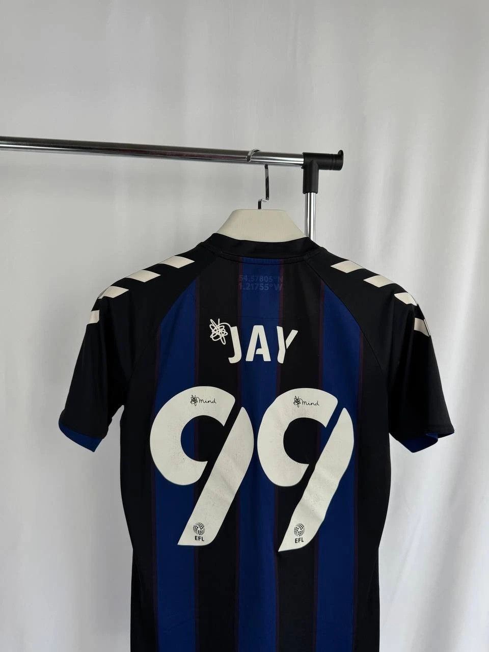 Hummel Hummel Middlesbrough Away Jersey 22/23 Black Blue Size US L / EU 52-54 / 3 - 3 Thumbnail