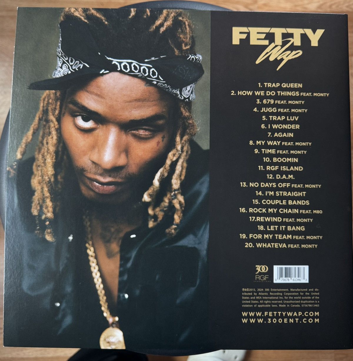 Delicious Vinyl × Other Fetty Wap Self Titled Vinyl Size ONE SIZE - 3 Thumbnail