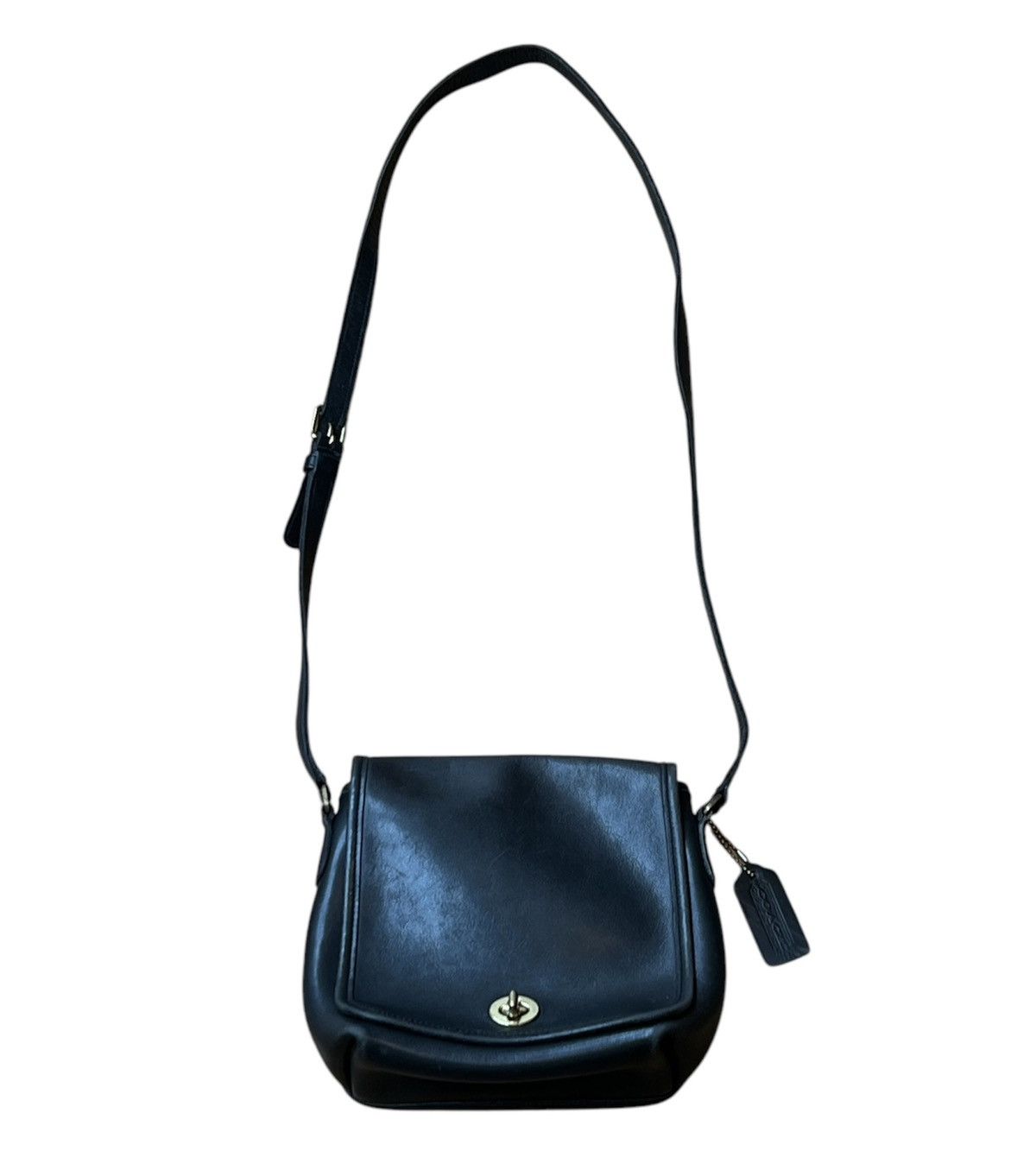 Coach Coach Legacy Companion 9076 Crossbody Purse Black Leather Size ONE SIZE - 1 Thumbnail