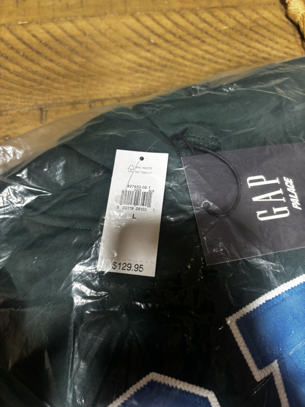 Gap × Palace Palace GAP Green Hoodie Size US L / EU 52-54 / 3 - 4 Thumbnail