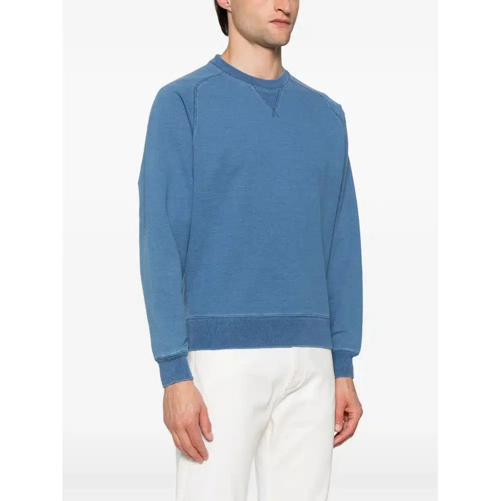Tom Ford o1loc1c0925 JCL022 Stretch Cotton Sweatshirt in Blue Size US XXL / EU 58 / 5 - 2 Thumbnail