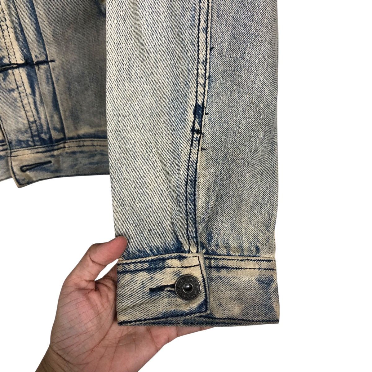 Japanese Brand 📌Distressed Biker Denim Jacket Punk Style INC Issey Miyake Size US S / EU 44-46 / 1 - 20 Thumbnail