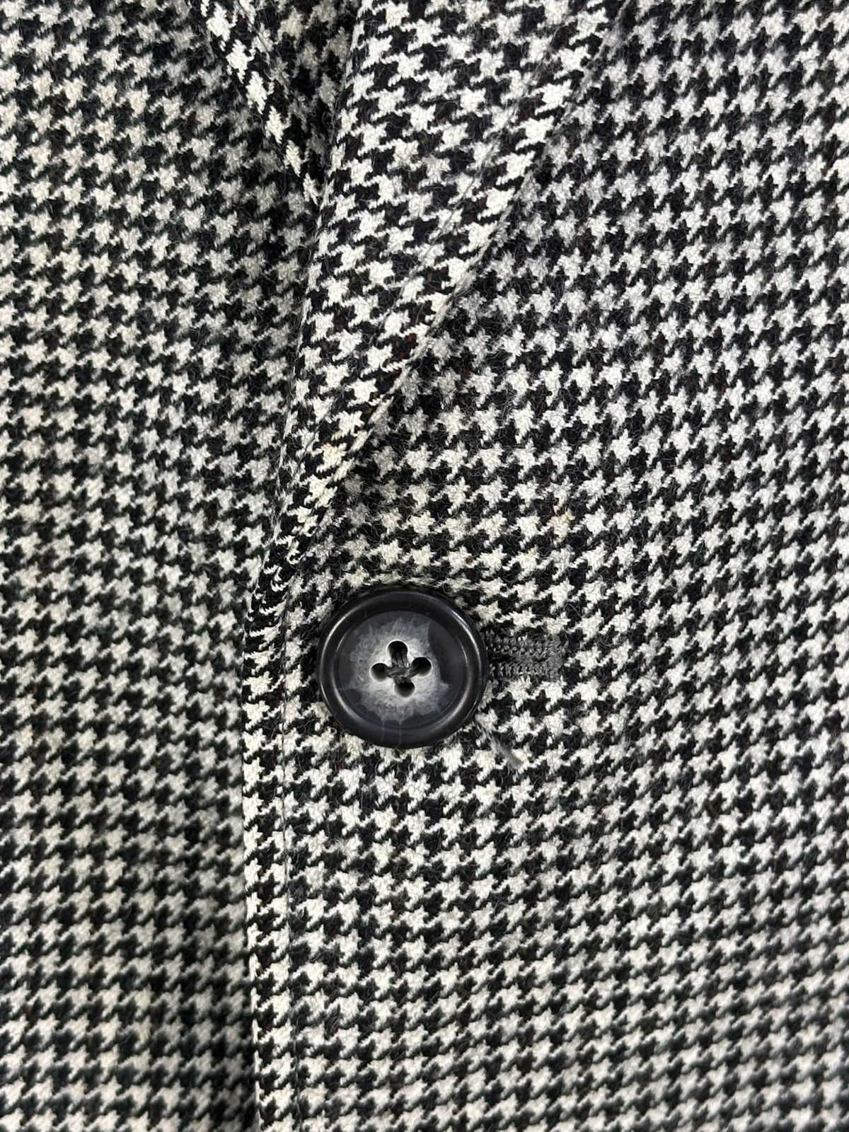 Burberry Vintage 90’s Burberrys Houndstooth Coat Jacket Size US L / EU 52-54 / 3 - 8 Thumbnail