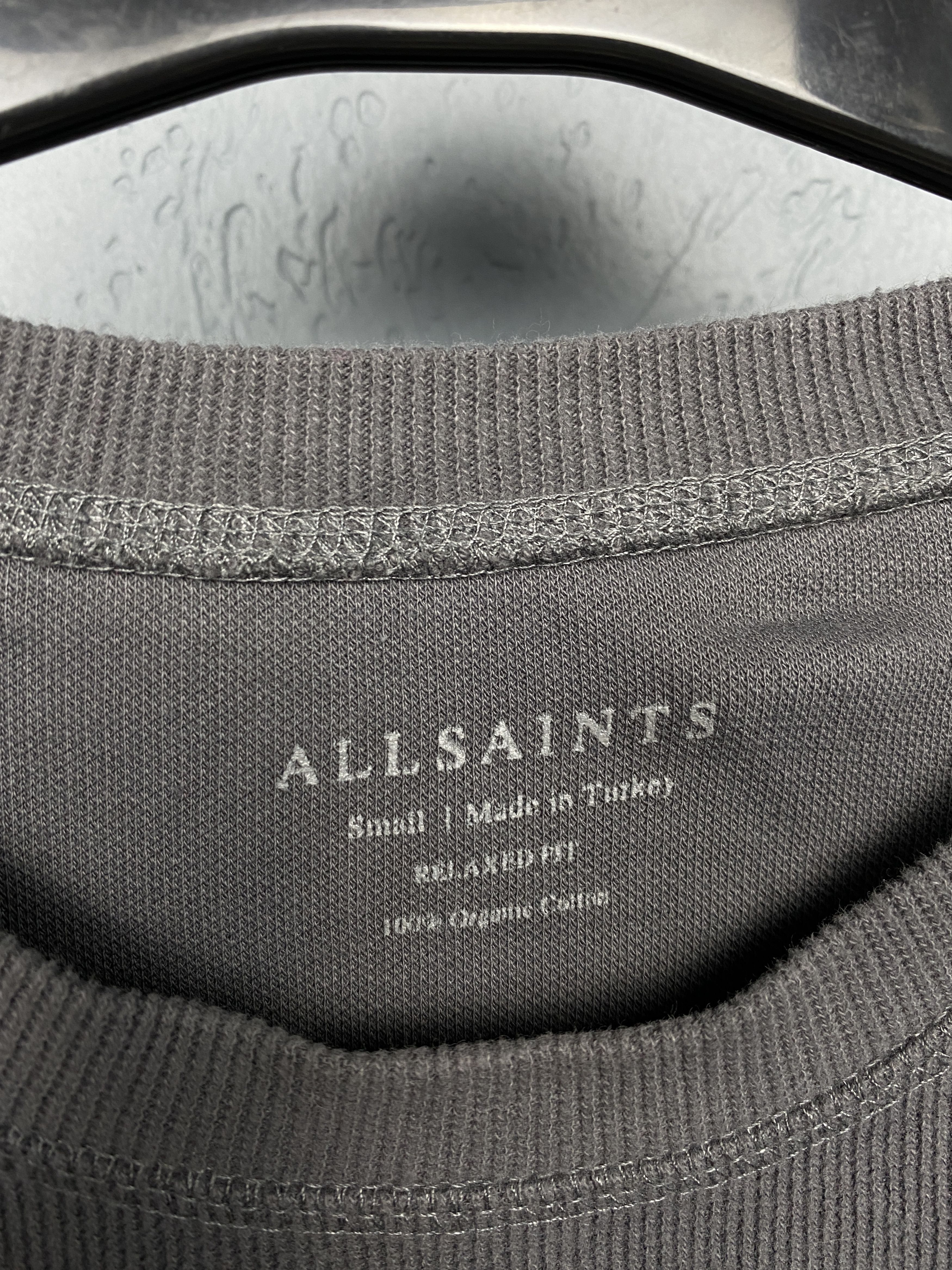 Allsaints Allsaints Vintage Mens Rowe Crew Neck Sweatshirt Size US S / EU 44-46 / 1 - 4 Thumbnail