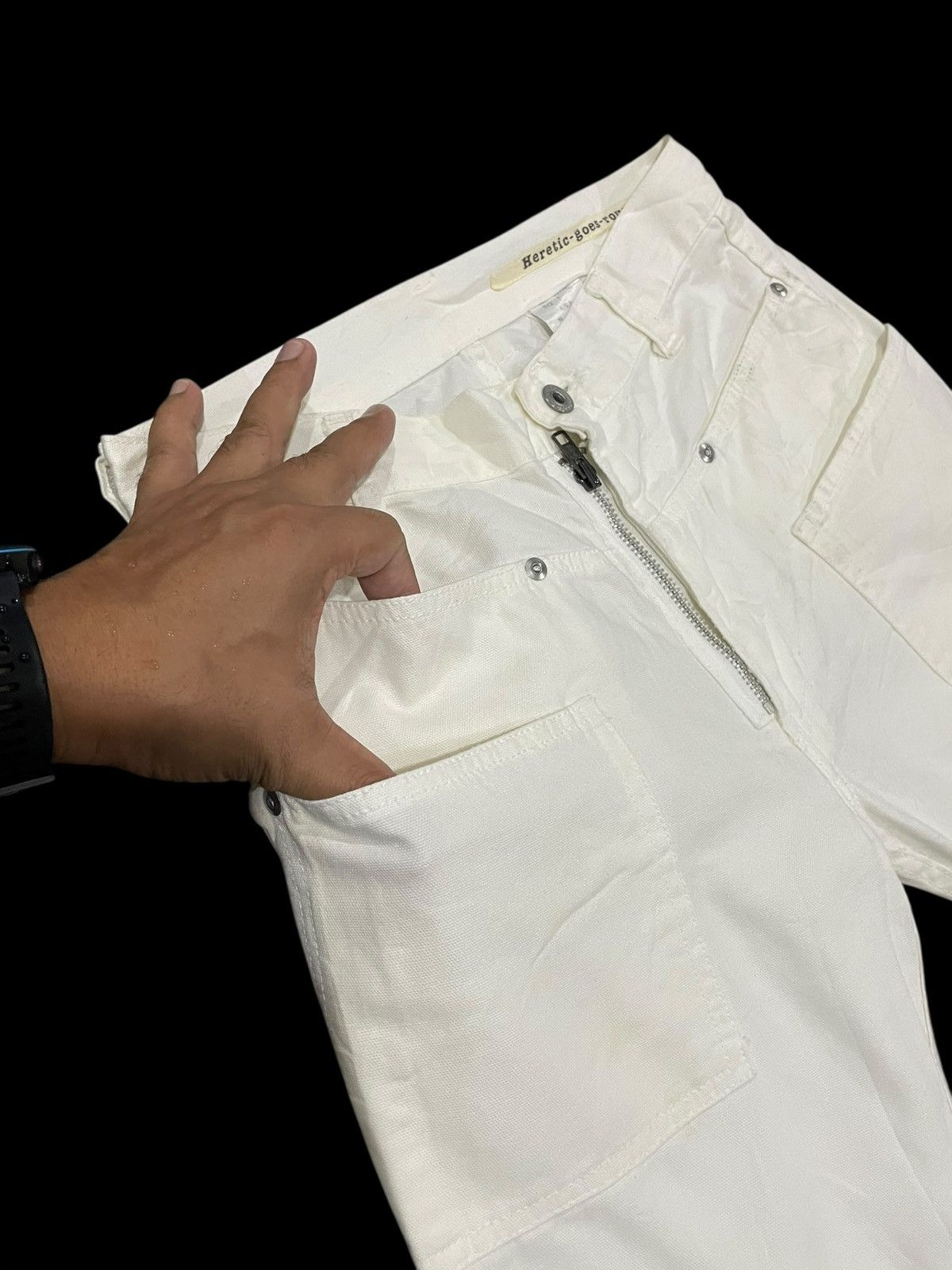 If Six Was Nine Heretic-Goes-Around Double Pocket Jeans Size US 28 / EU 44 - 8 Thumbnail
