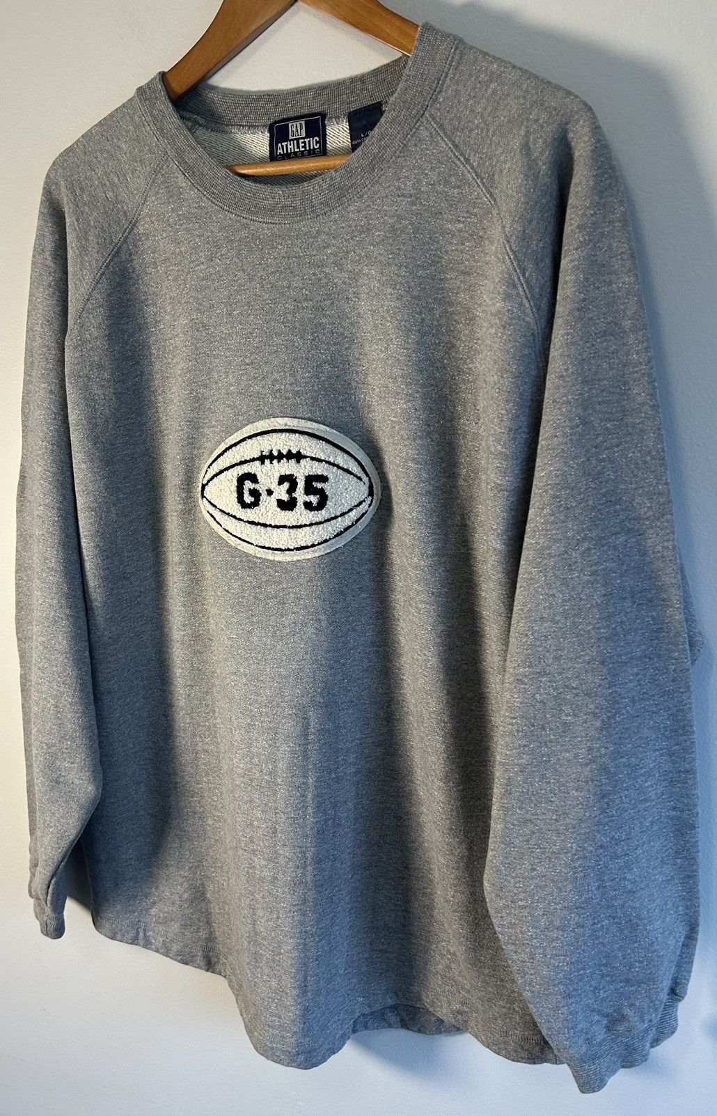 Gap Vintage GAP Athletic Men's Gray G-35 Sweatshirt Crewneck Size US L / EU 52-54 / 3 - 3 Thumbnail