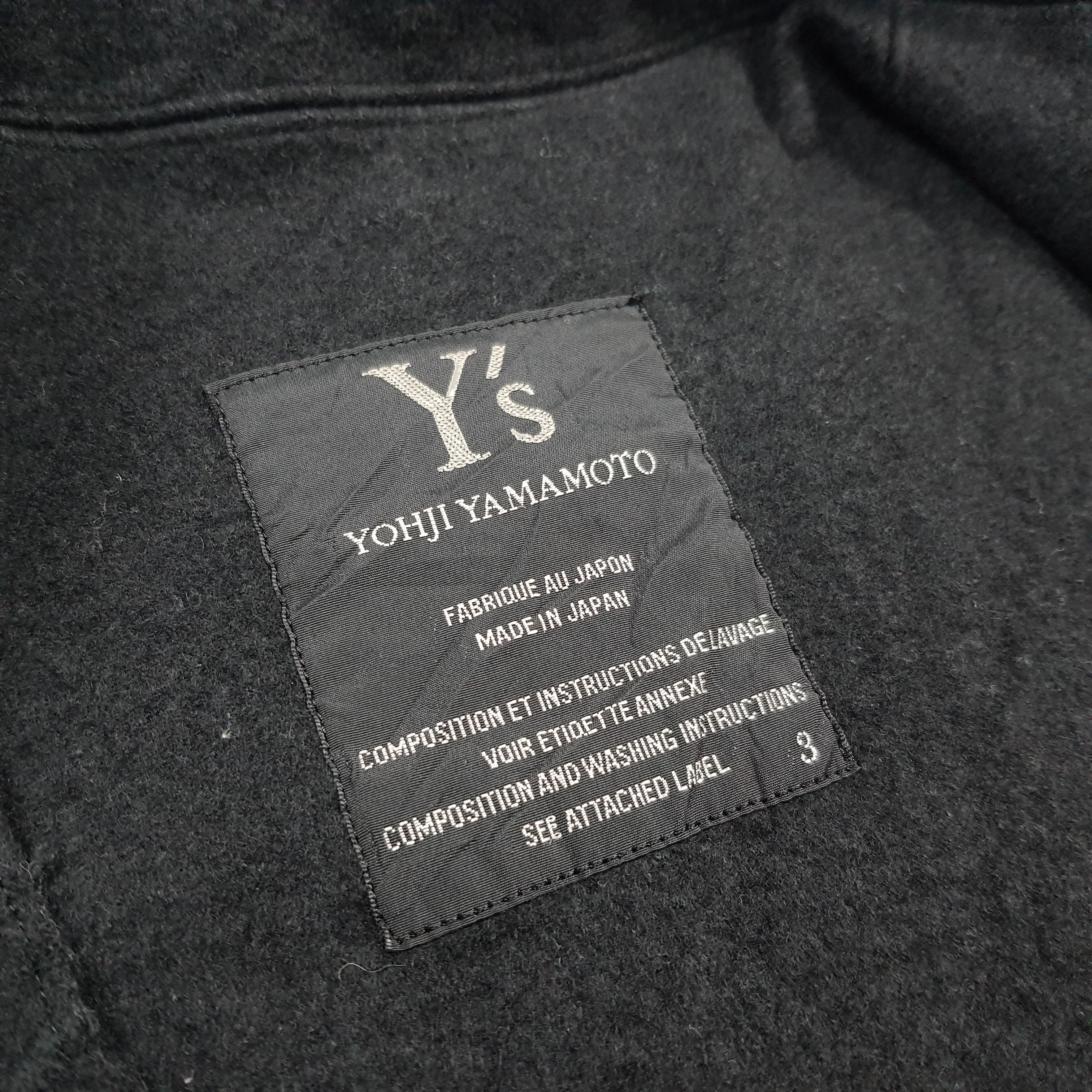 Yohji Yamamoto Y's Yohji Yamamoto Longline Blazer Wool Linen Cardigan Size US M / EU 48-50 / 2 - 6 Thumbnail
