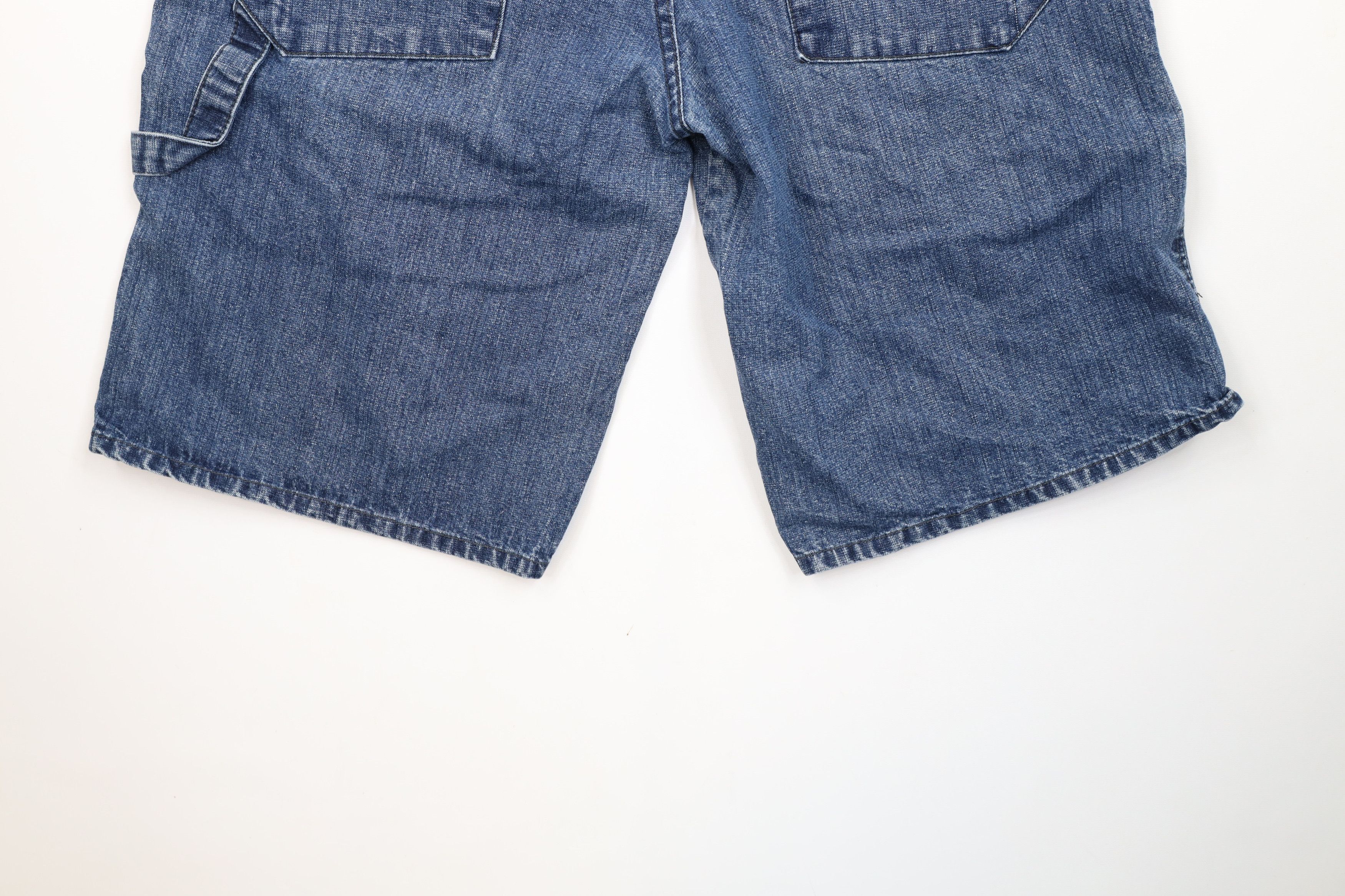 Vintage Vintage Y2K Streetwear Baggy Loose Fit Denim Cargo Shorts Size US 34 / EU 50 - 12 Thumbnail