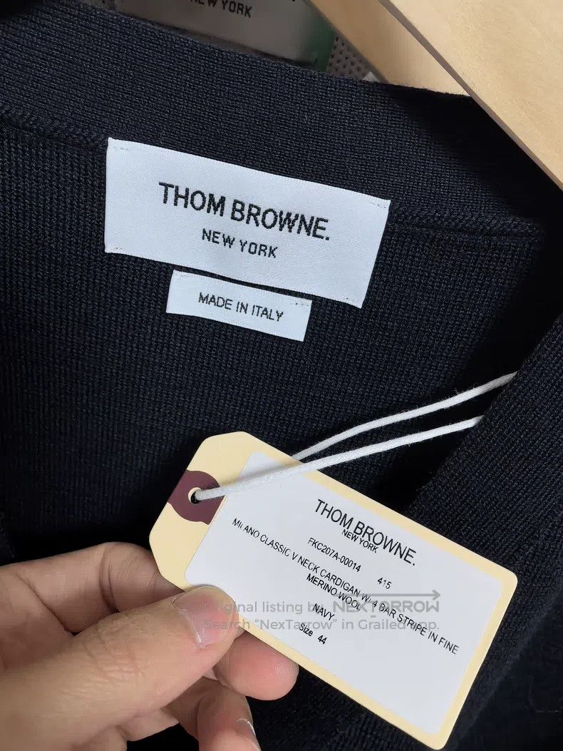 Thom Browne Thom Browne Gold Button Cardigan Size M / US 6-8 / IT 42-44 - 3 Thumbnail