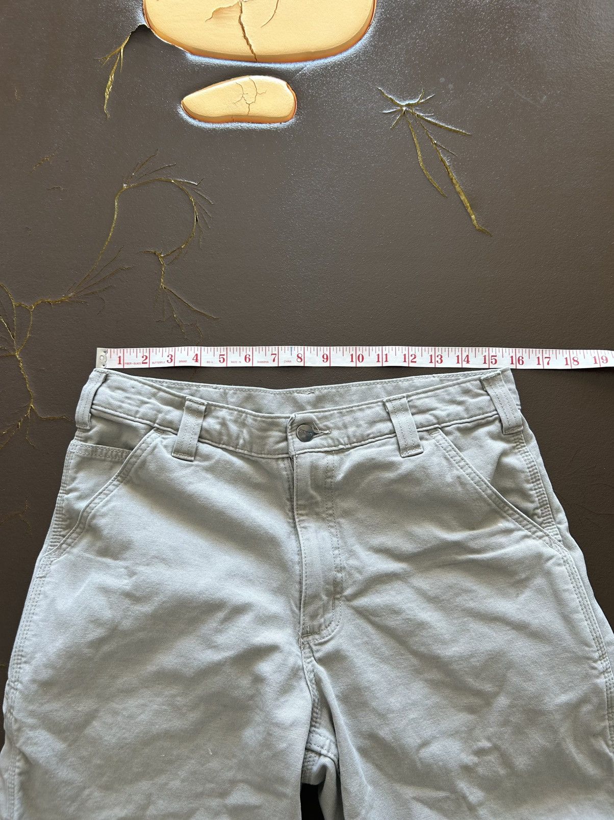 Carhartt Carhartt Denim Shorts Tan Jorts Size US 32 / EU 48 - 6 Thumbnail