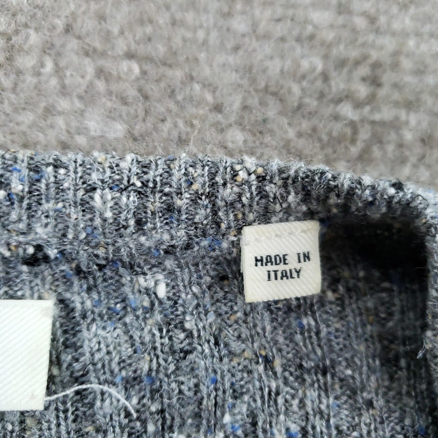 Billy Reid VINTAGE Billy Reid Sweater Womens XXS Gray V Neck Made In Italy Silk Wool Blend Size XXS / US 00 / IT 34 - 6 Thumbnail