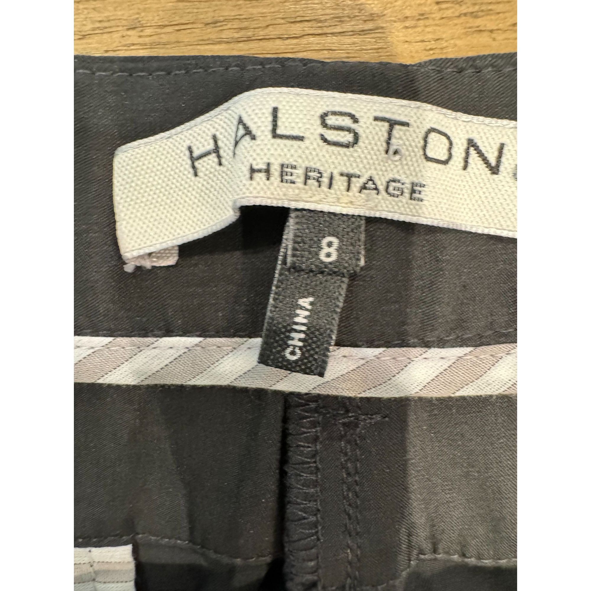 Halston Heritage Halston Heritage Wide Leg High Rise Pants, size 8 Size 30" / US 8 / IT 44 - 2 Thumbnail