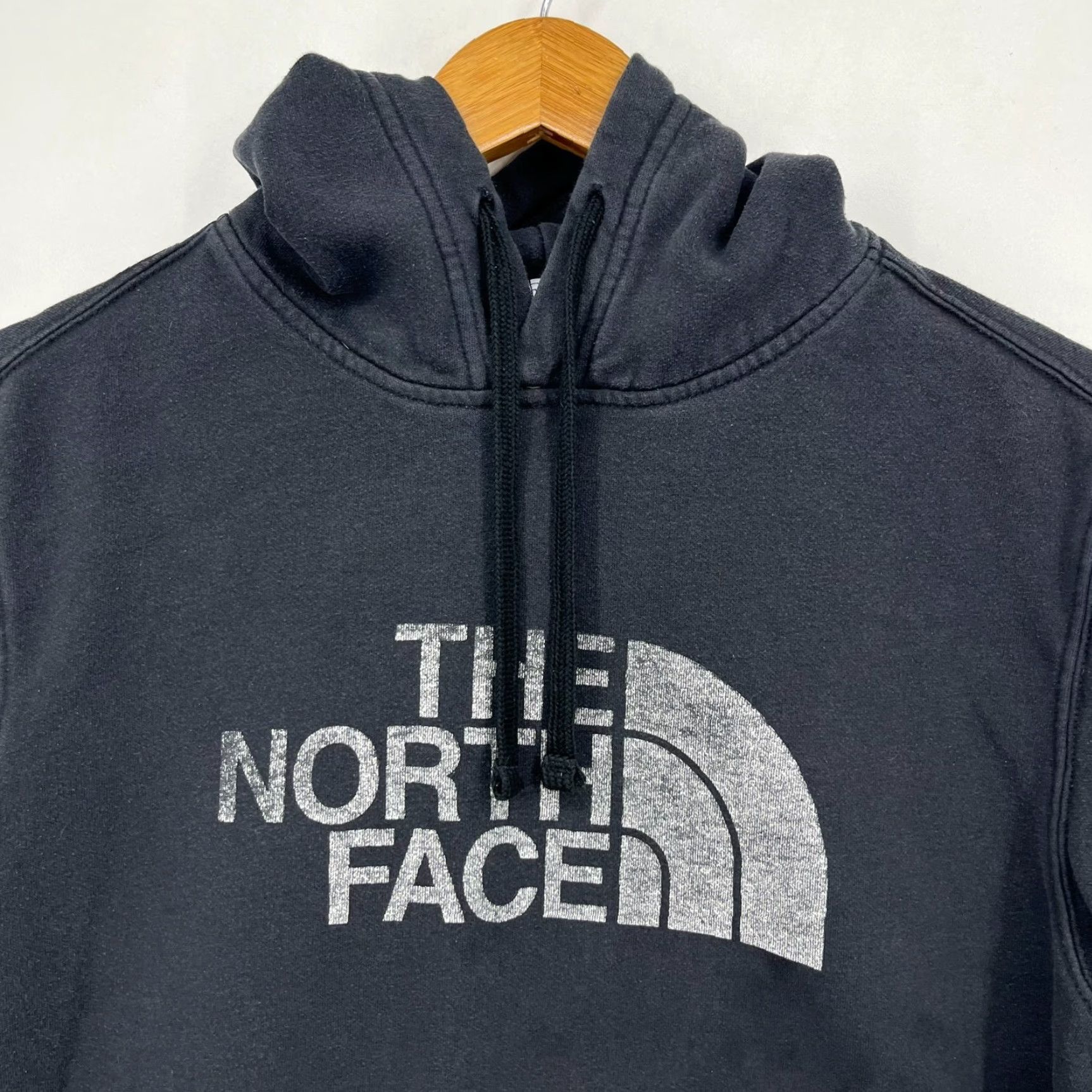 The North Face The North Face Hoodie Men M Black TNF Logo Pullover Drawstring Distressed Size US M / EU 48-50 / 2 - 5 Thumbnail