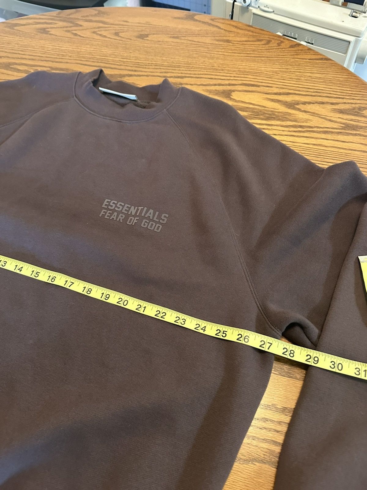 Essentials FOG Essentials Maroon Large Crew Sweater Cotton Size US L / EU 52-54 / 3 - 2 Thumbnail