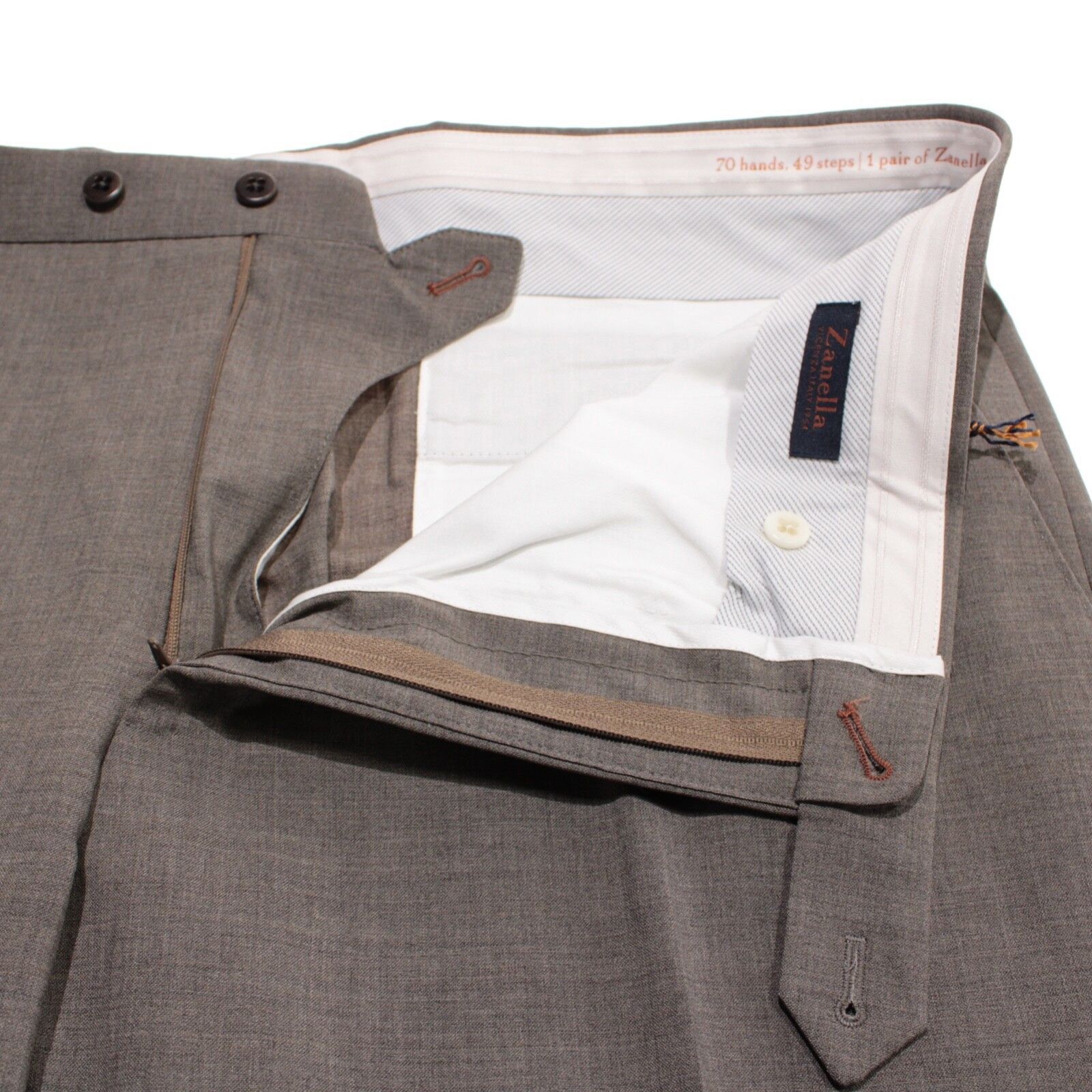 Zanella Zanella New with tags Dress Pants Size 40 US In Brown Size US 40 / EU 56 - 3 Thumbnail