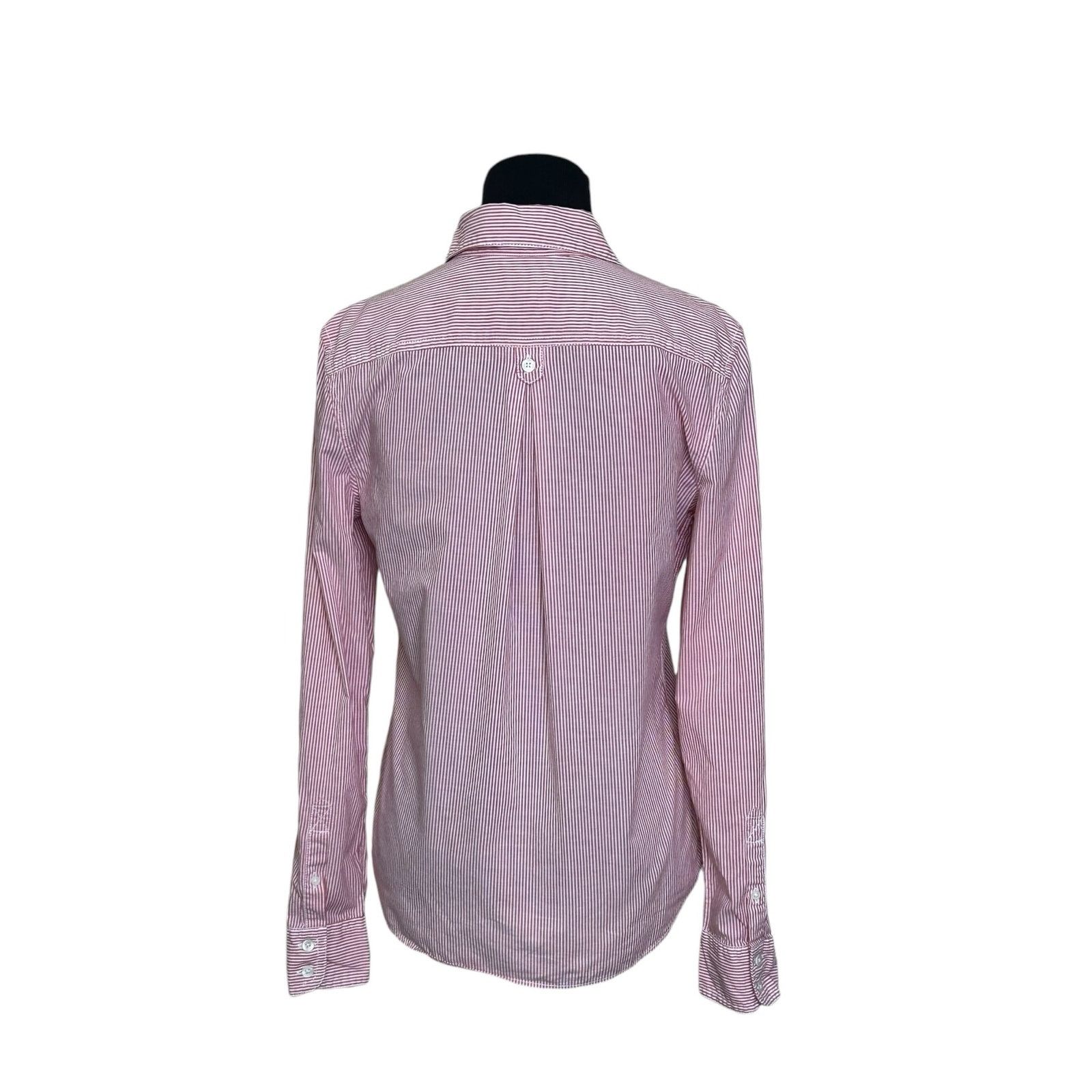 Banana Republic Lands' End striped long sleeves button shirt size XS Size XS / US 0-2 / IT 36-38 - 2 Thumbnail