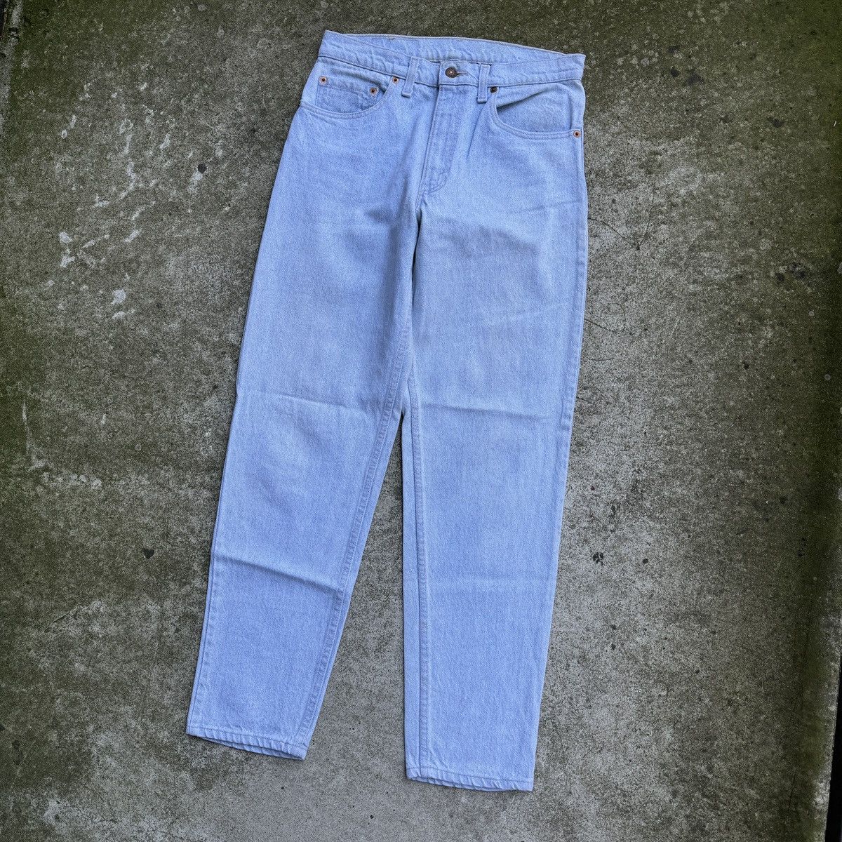 Levi's 90s Levi's 550 Light Wash Baggy Jeans ERD Grunge Chrome Size US 30 / EU 46 - 7 Thumbnail