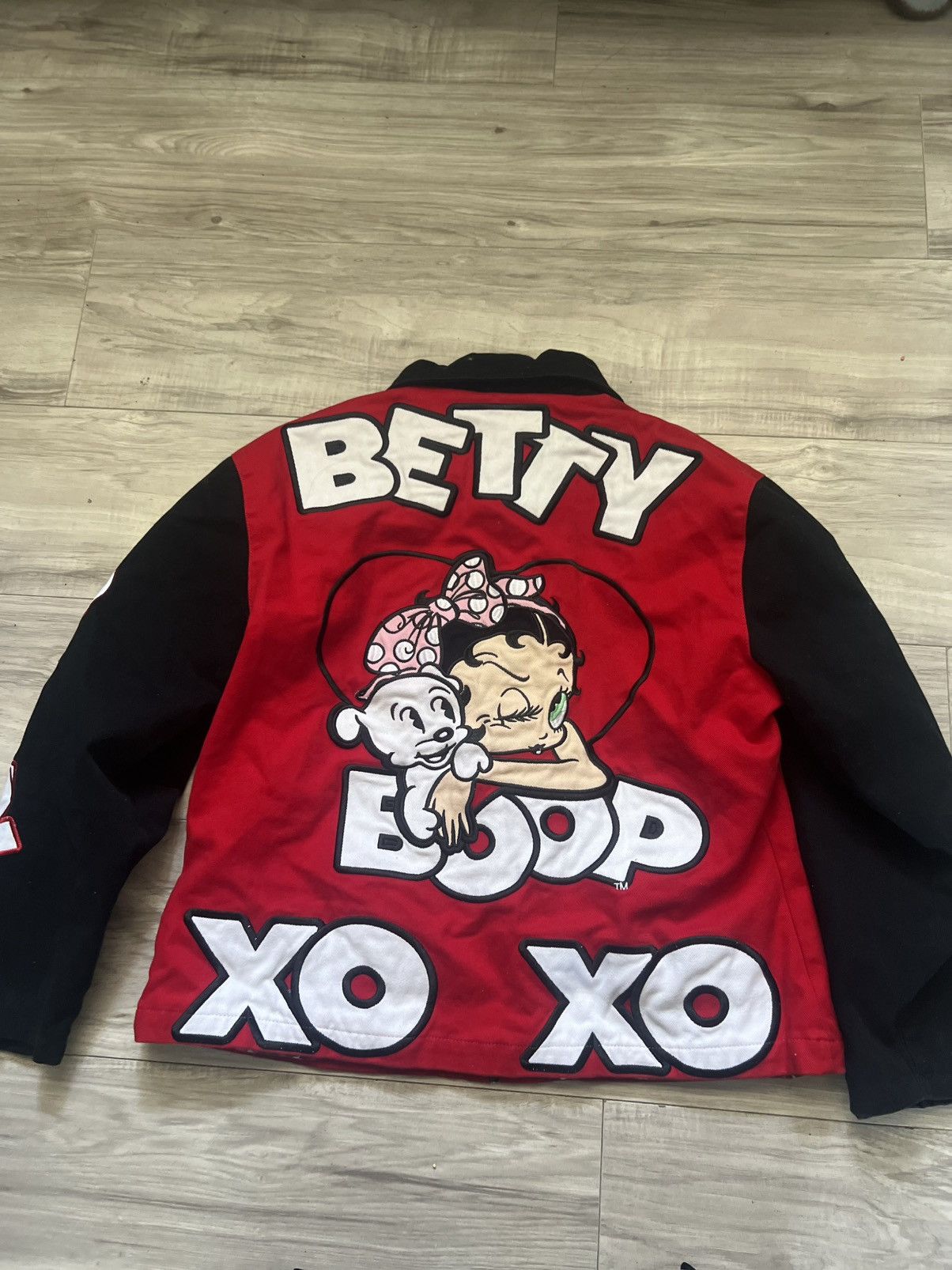JH Design Betty Boop XOXO Jacket - Red -