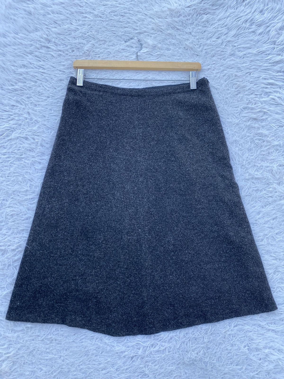 agnes b. Rare Vintage 90s agnes b. Black Skirt Size 31" - 1 Thumbnail