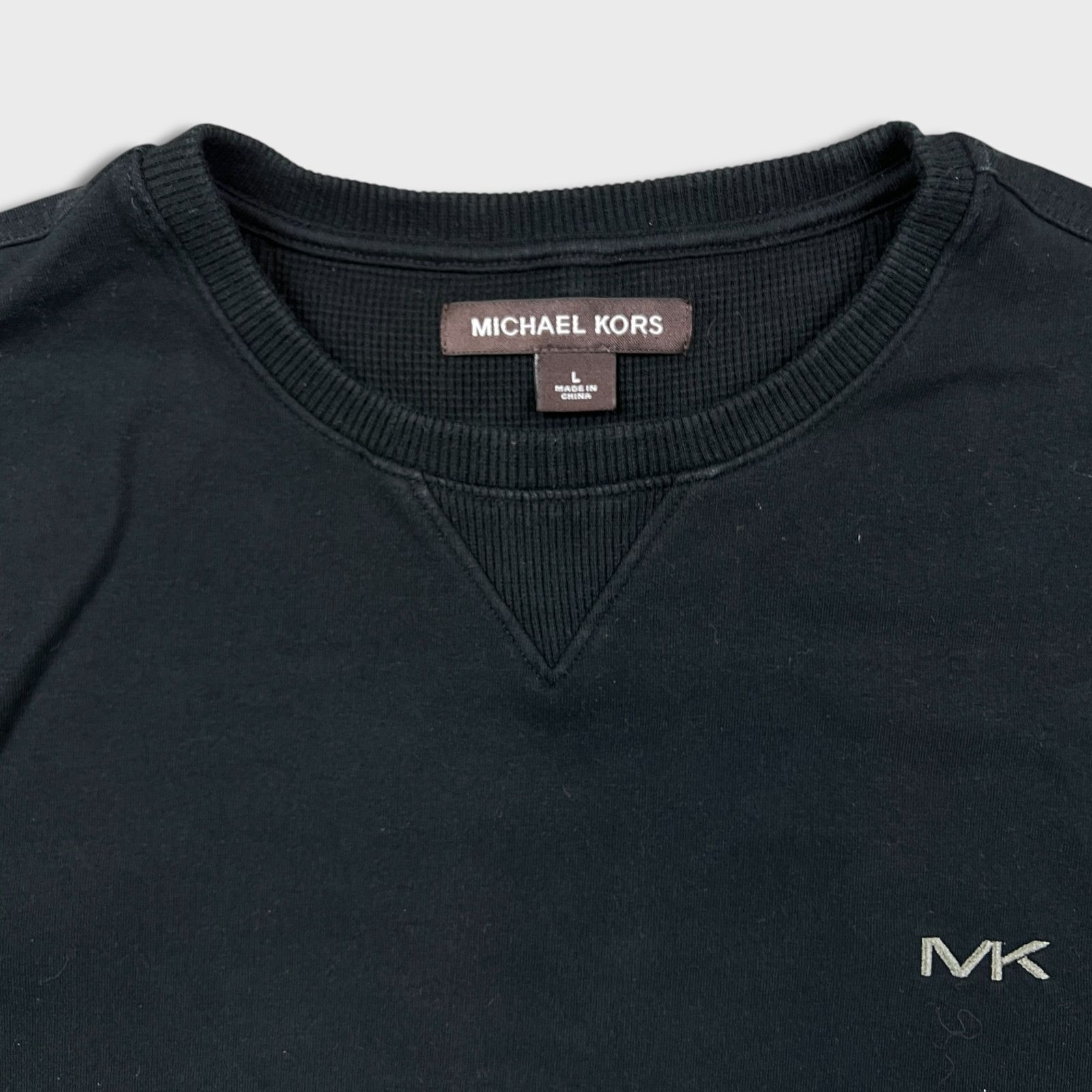 Michael Kors × Vintage Michael Kors Sweatshirt Embroidered Logo Long Sleeve Sweater Size US L / EU 52-54 / 3 - 2 Thumbnail