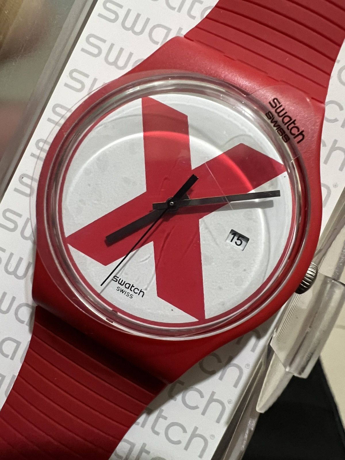 Swatch Swatch XX Rated SUOR400 Nos 2018 Straight Edge Size 40 - 1 Thumbnail