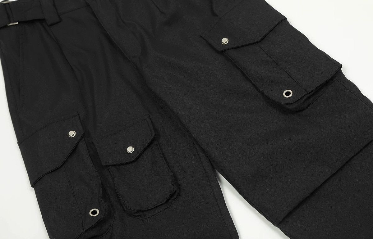 Japanese Brand × Vintage Retro punk multi-pocket pleated cargo pants Size US 32 / EU 48 - 8 Thumbnail