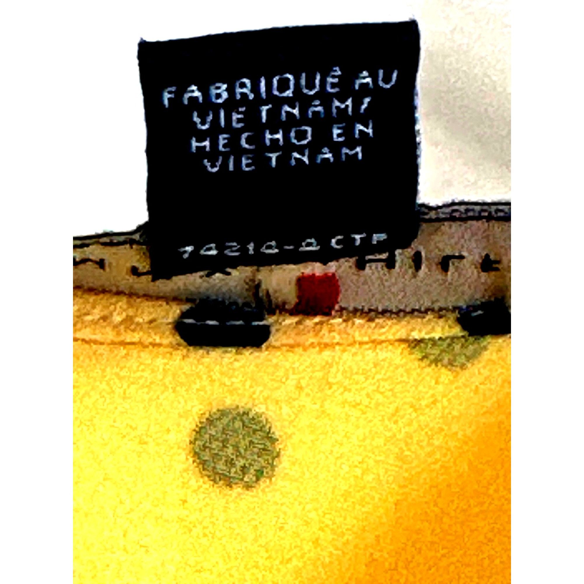 Tommy Hilfiger Tommy Hilfiger Large Yellow Polka Dot Scoop Neck Long Sleeve Size L / US 10 / IT 46 - 4 Thumbnail