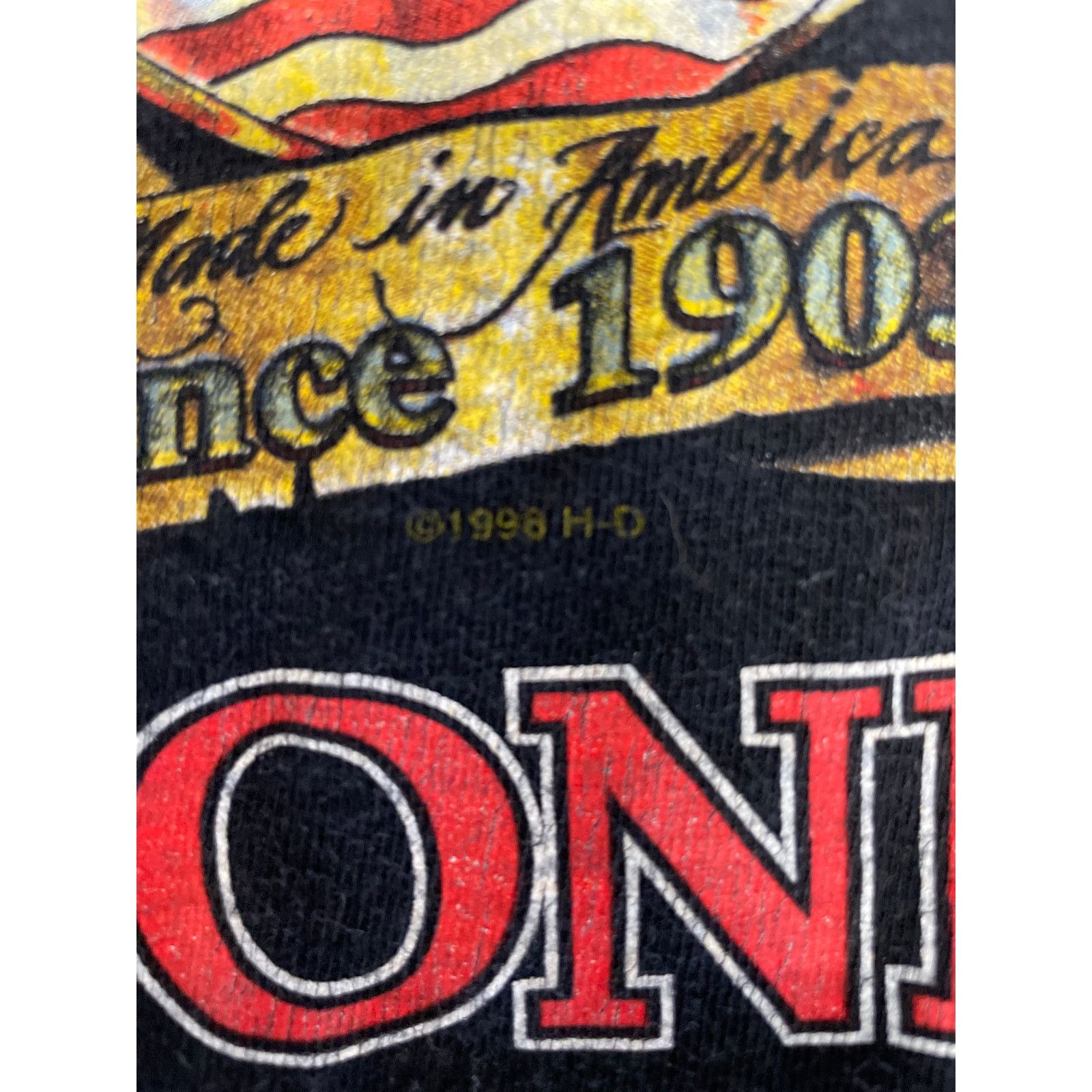Harley Davidson Vintage 1998 Harley Davidson Lightning Tee XL Size US XL / EU 56 / 4 - 6 Thumbnail