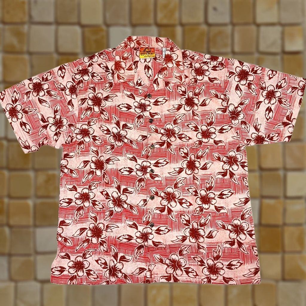 Vintage VINTAGE Spike Hawaiian Button-Up Shirt XS? No Wait XL Men’s Floral 90s Island Aloha Beach Camp Shirt Pink Short Sleeve Size US XL / EU 56 / 4 - 1 Thumbnail
