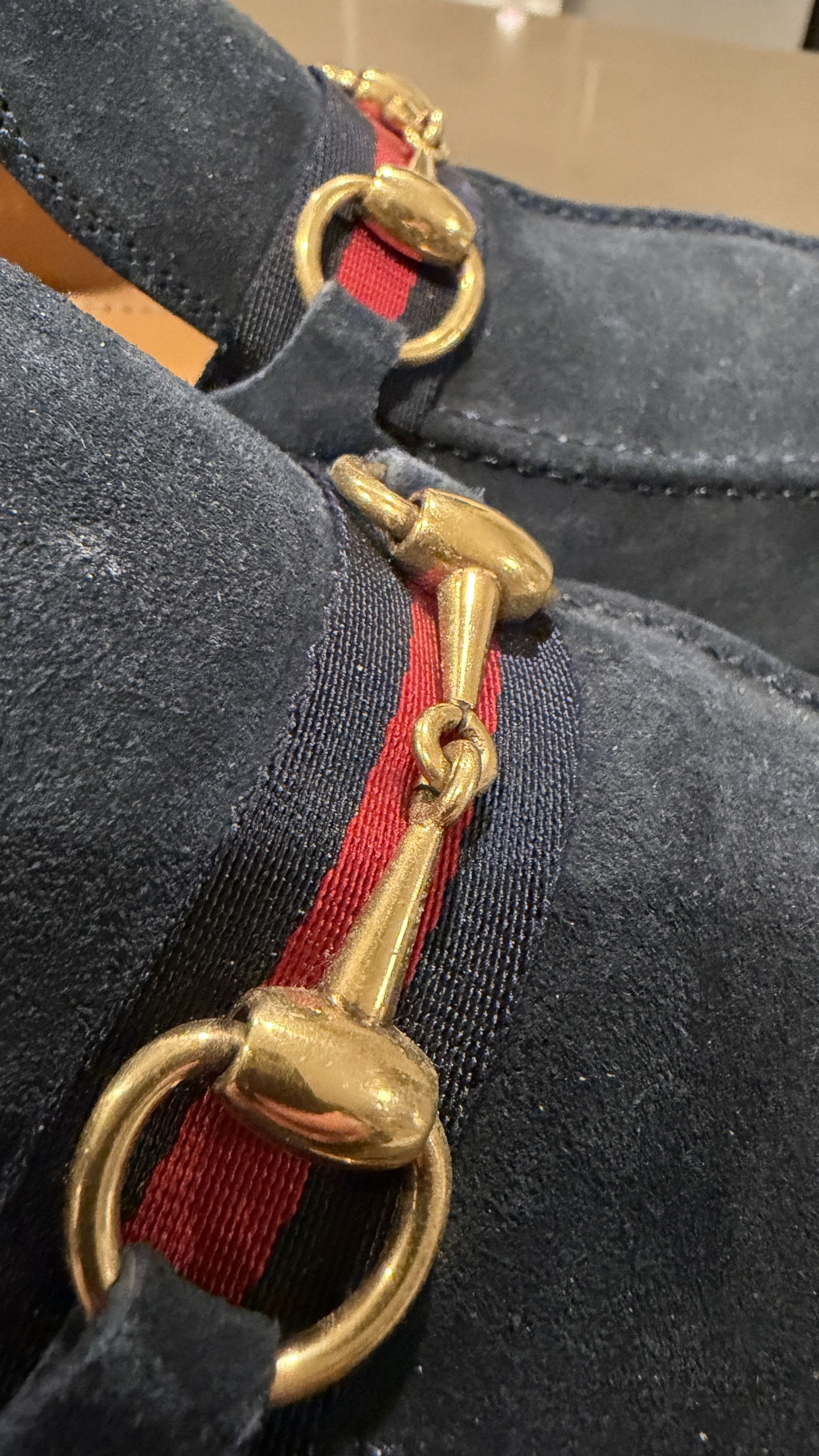 Gucci Gucci Horsebit Loafer 322500 CMA40 Blue Suede Size US 8.5 / EU 41-42 - 10 Thumbnail