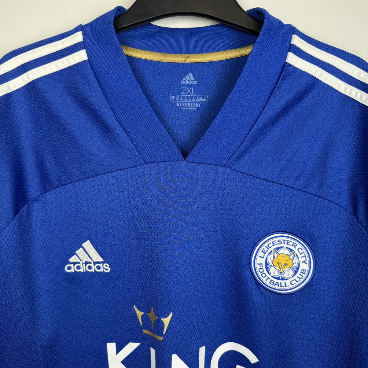 Adidas LEICESTER CITY 2020 2021 HOME FOOTBALL SHIRT SOCCER JERSEY Size US XXL / EU 58 / 5 - 15 Thumbnail