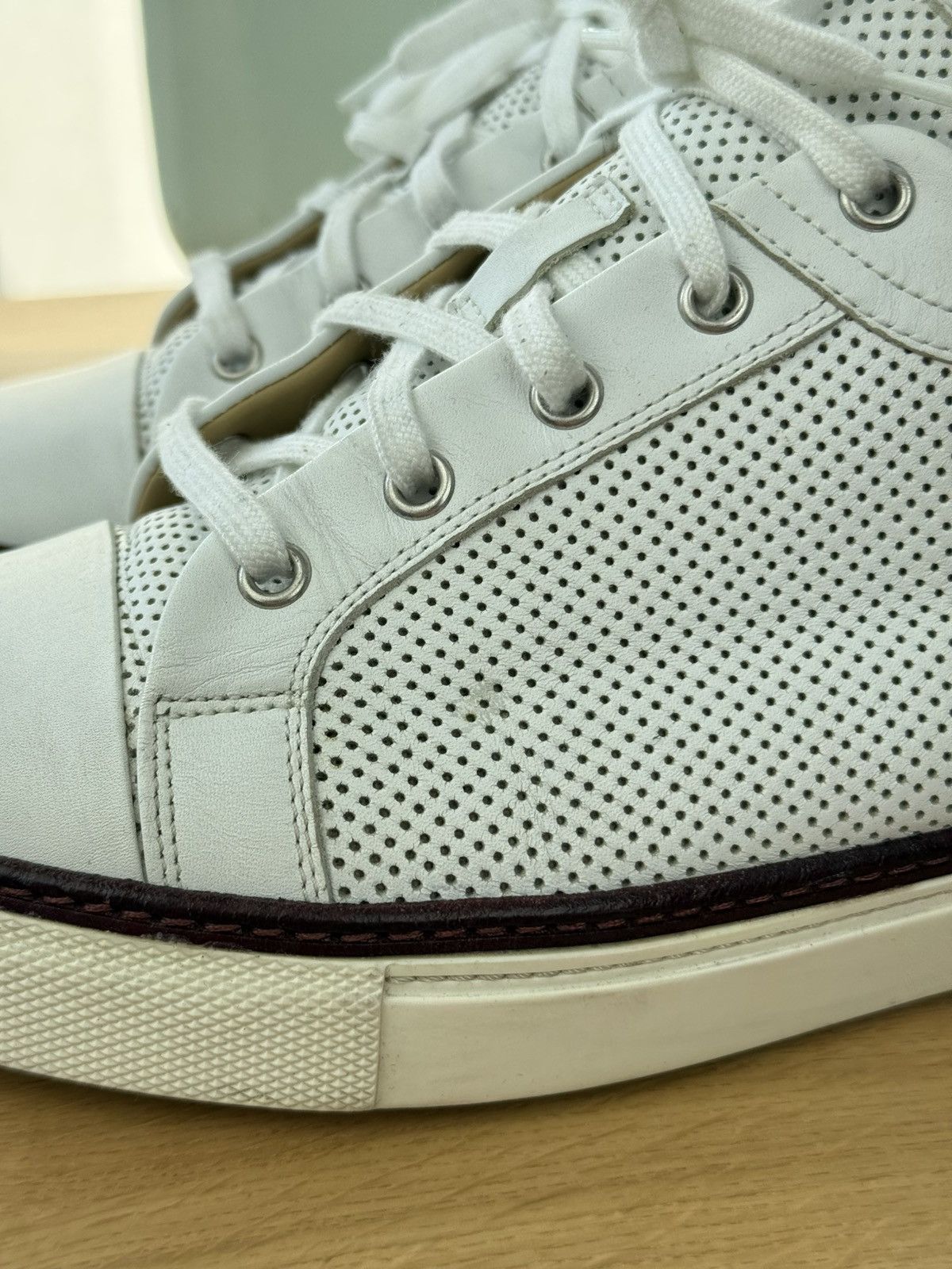 Hermes Hermes Sneakers Leather White logo Shoes 44 Size US 10 / EU 43 - 4 Thumbnail
