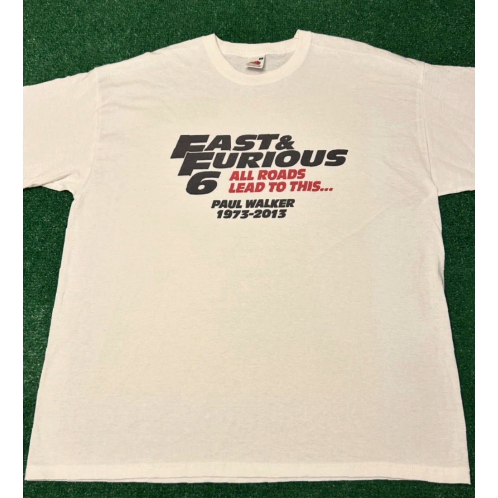 Vintage VINTAGE Fast And Furious Movie Promo Tee Rip Paul Walker Memorial 2013 Shirt XL White Mens Tee Size US XL / EU 56 / 4 - 3 Thumbnail