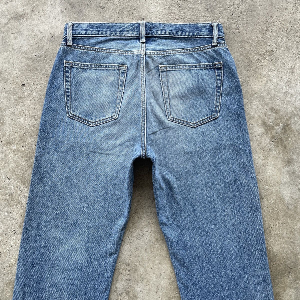 Japanese Brand × Jean × Vintage W31x27.5💥 Vintage Japanese Brand Faded Denim Jeans Pants Size US 31 - 8 Thumbnail