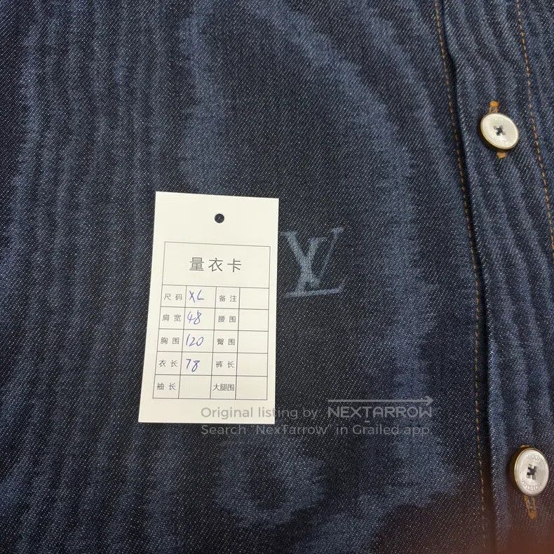 Louis Vuitton Louis Vuitton FW25 wood grain rendered short sleeve shirt Size US XL / EU 56 / 4 - 9 Thumbnail