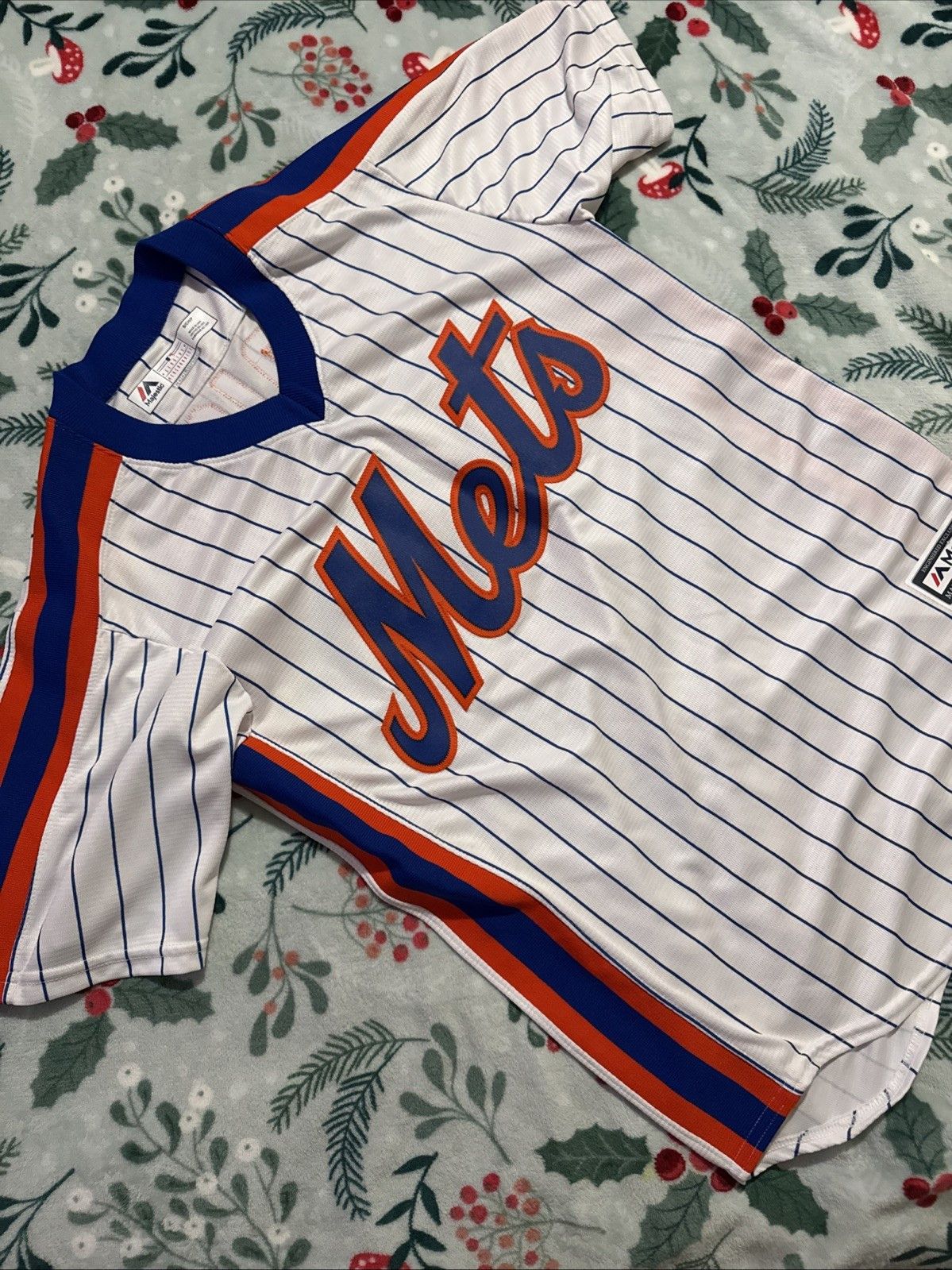 Majestic New York Mets David Wright Pinstripe Baseball jersey - Size Size US S / EU 44-46 / 1 - 1 Thumbnail
