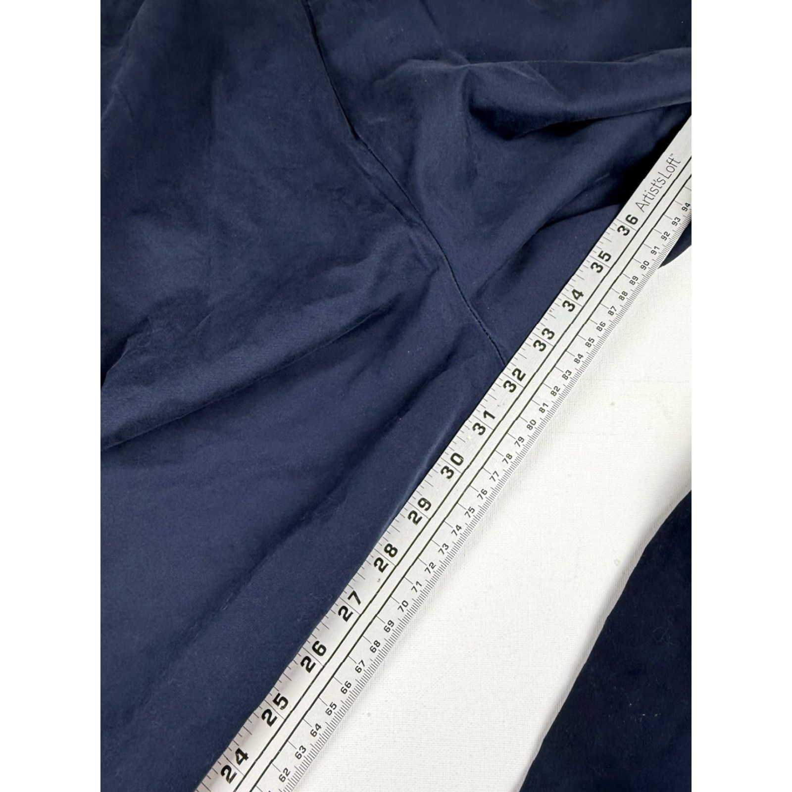 Polo Ralph Lauren VINTAGE Polo Ralph Lauren Mens Pants Hammond Chino 38x32 Navy Blue Tapered Slashed Pocket Button Zipper Logo 90s USA College Preppy Size US M / EU 48-50 / 2 - 3 Thumbnail